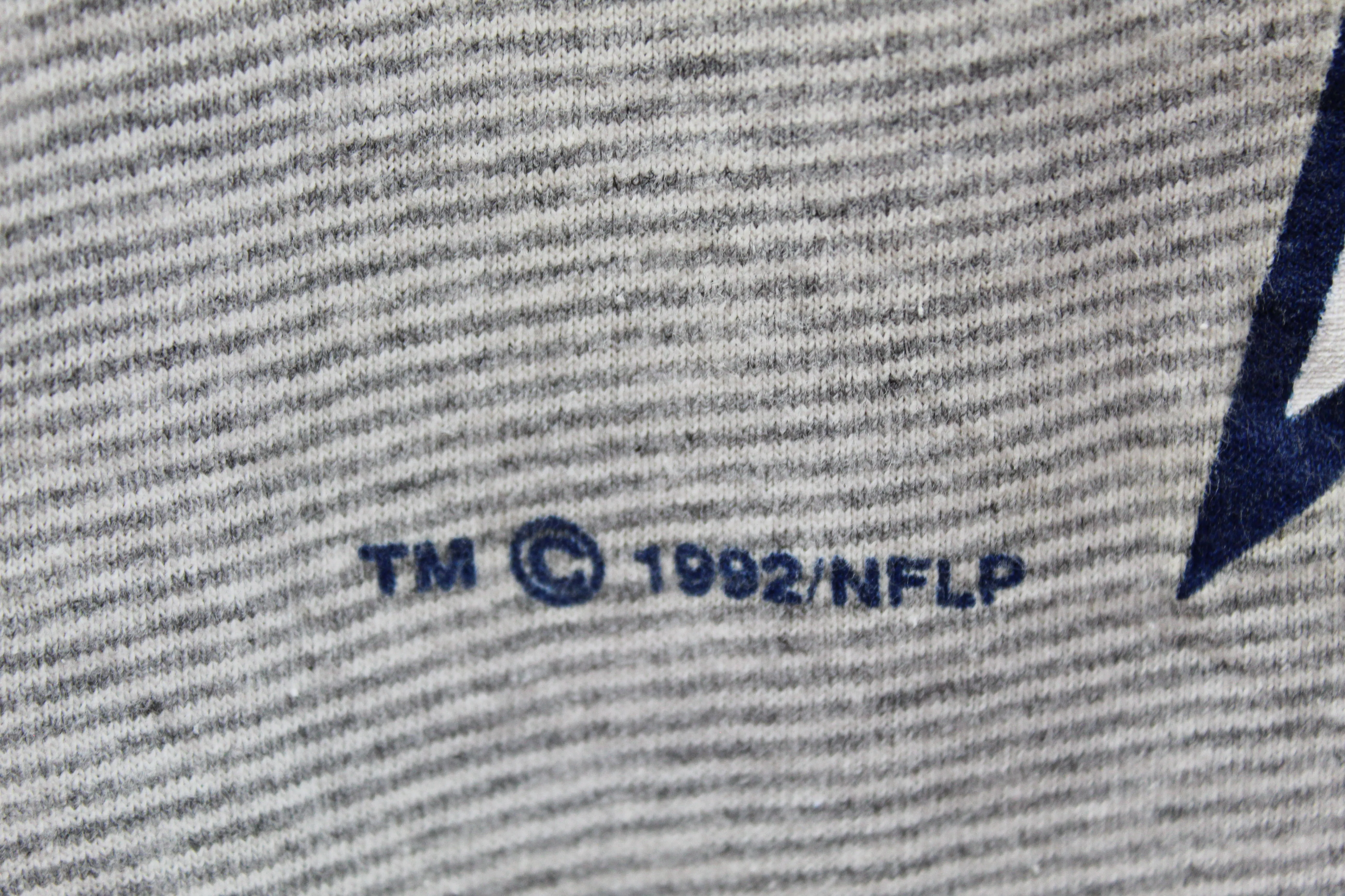 Z - Vintage 92' Logo 7 NFL Dallas Cowboys Logo & Script Stripped Tee sold by HG Vintage product image thumbnail 3