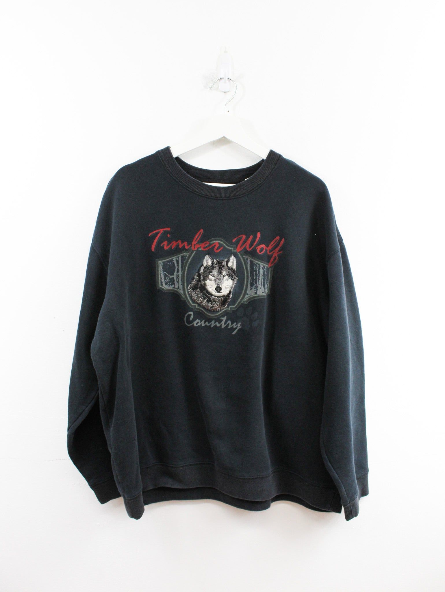 Timberwolf Country Embroidered Crewneck sold by HG Vintage