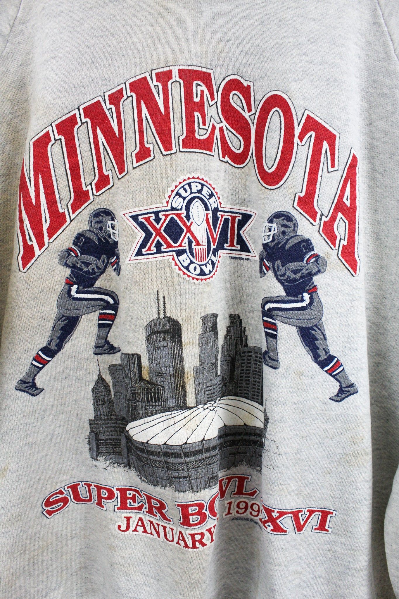 NFL 92' Minnesota Super Bowl Logo Crewneck sold by HG Vintage product image thumbnail 2