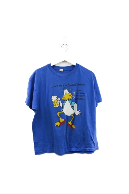 X - Vintage Screen star Drunk Duck Graphic Tee sold by HG Vintage