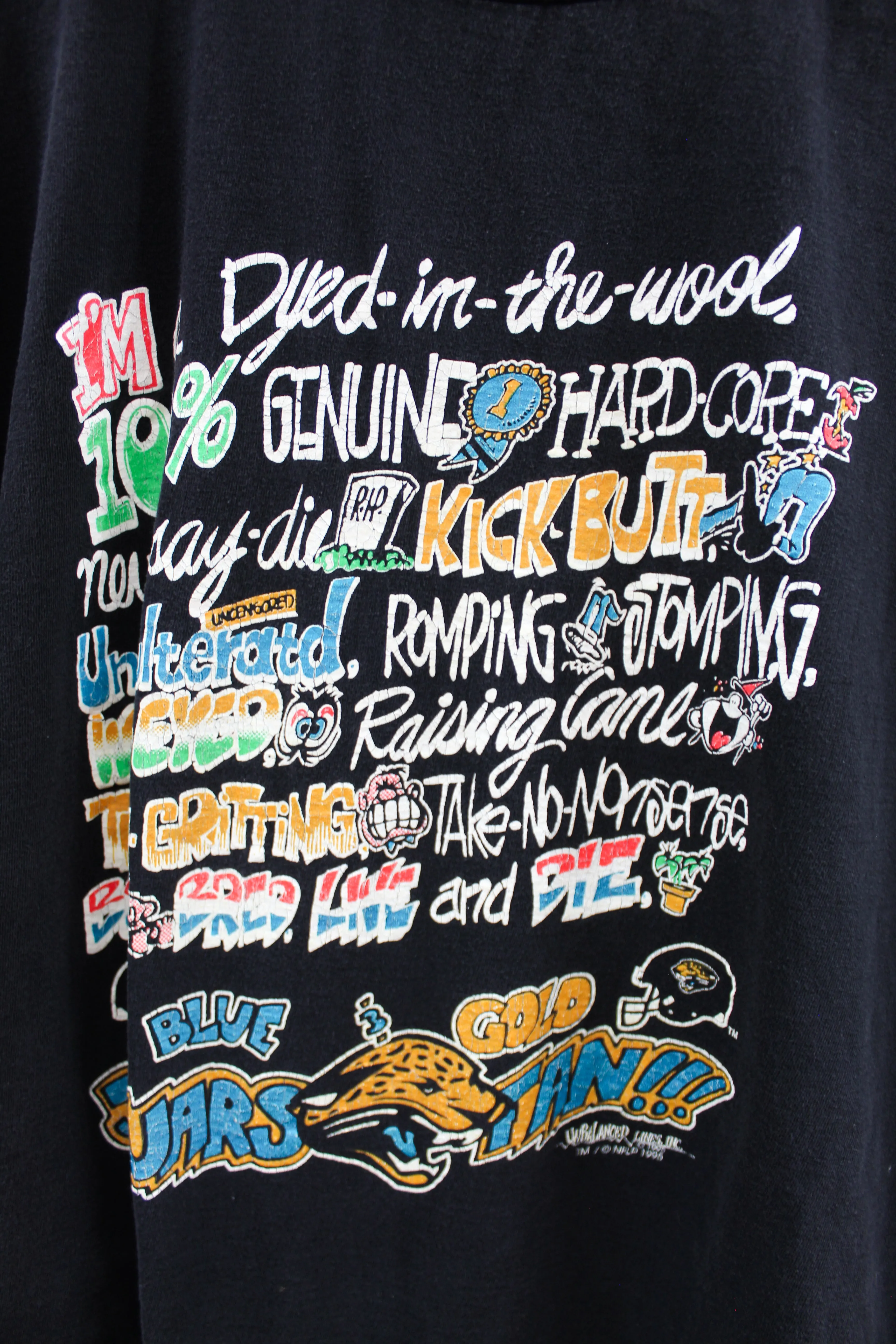 Z - Vintage 1995 Single Stitch Jacksonville Jaguars Script Tee sold by HG Vintage product image thumbnail 2