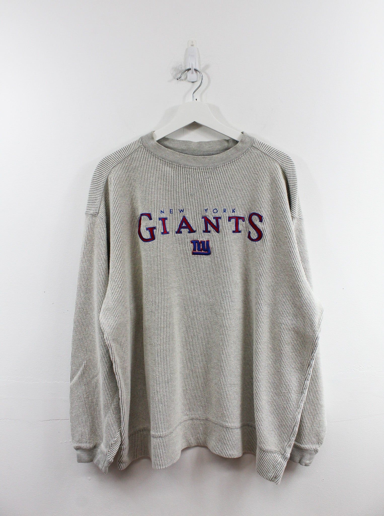 NFL New York Giants Embroidered Script Crewneck sold by HG Vintage