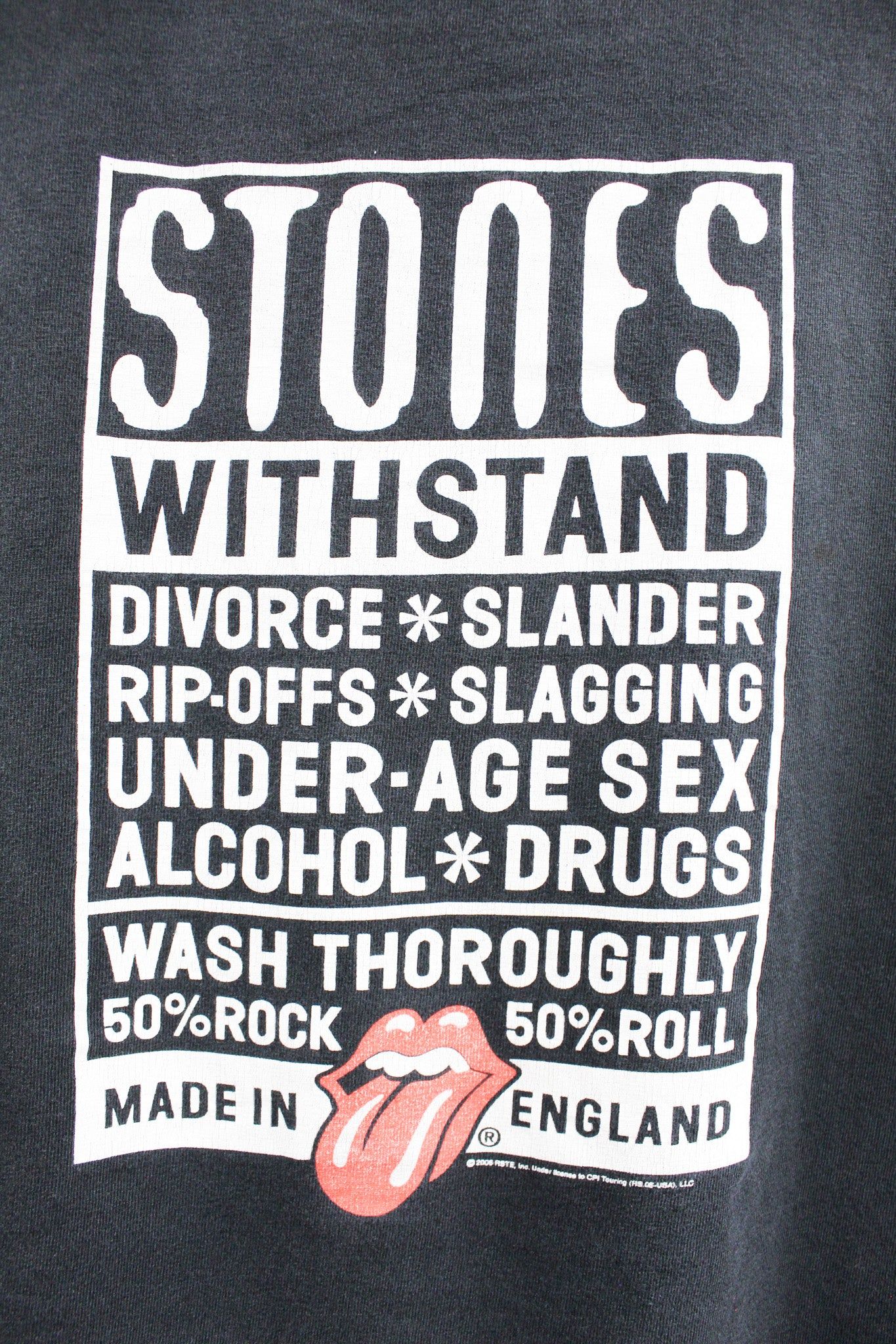 The Rolling Stones 2006 Tongue Tee sold by HG Vintage product image thumbnail 5