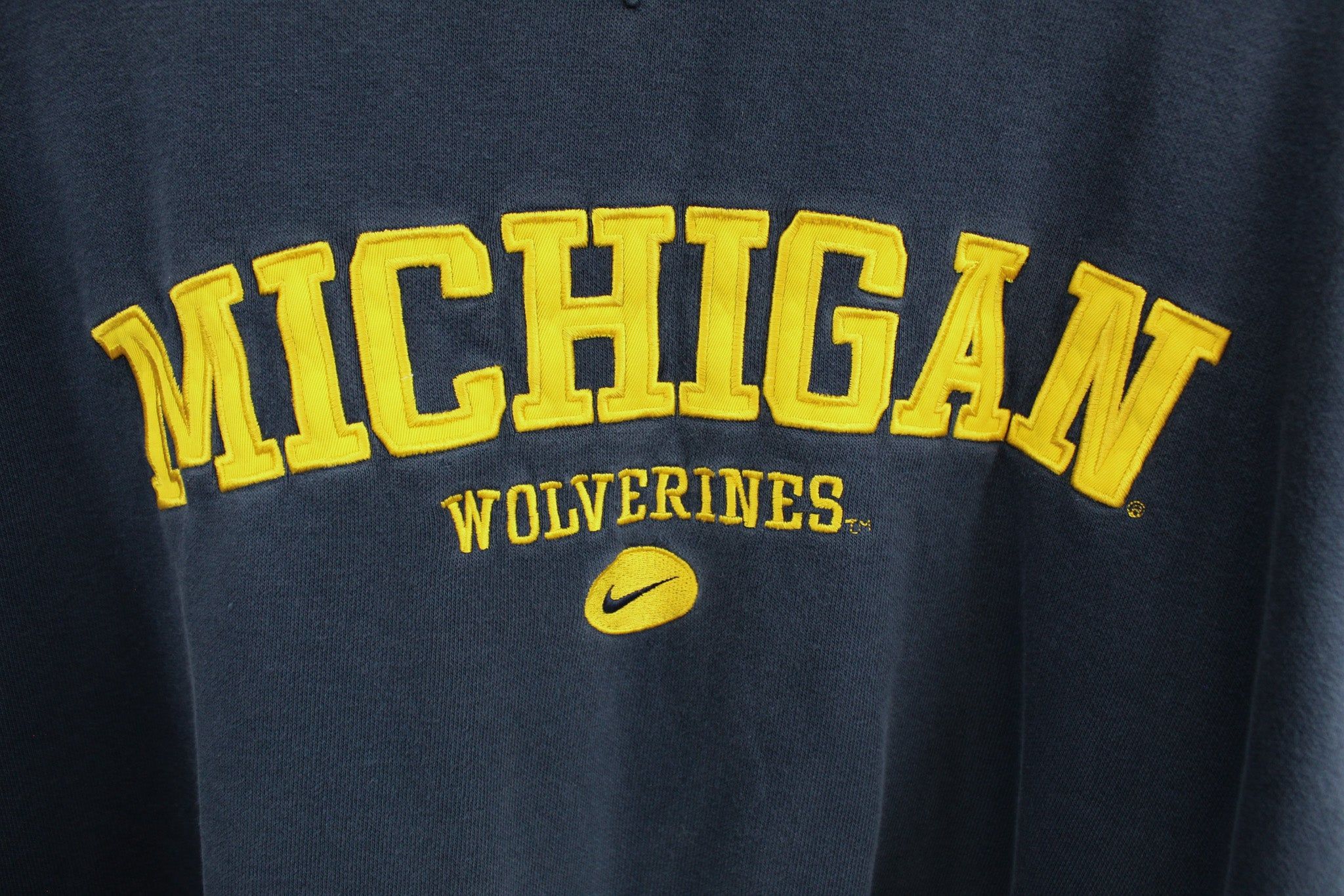 Nike Team Michigan State Wolverine Embroidered Script Crewneck sold by HG Vintage product image thumbnail 2