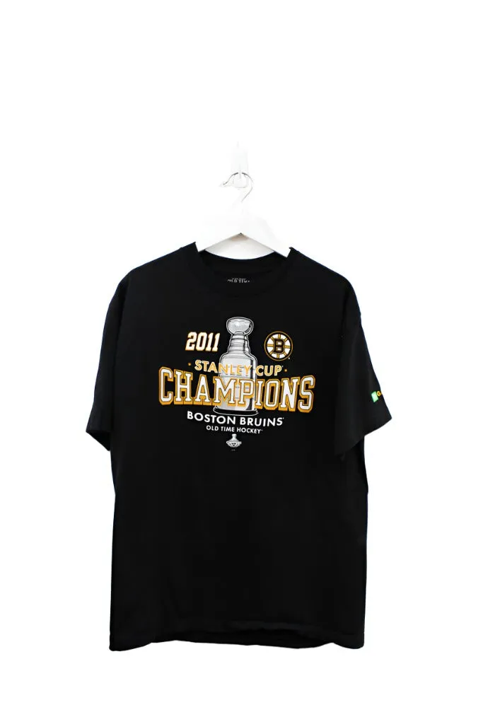 Z - 2011 Old Time Hockey NHL Boston Bruins Stanley Cup Champs TD Garden Tee sold by HG Vintage