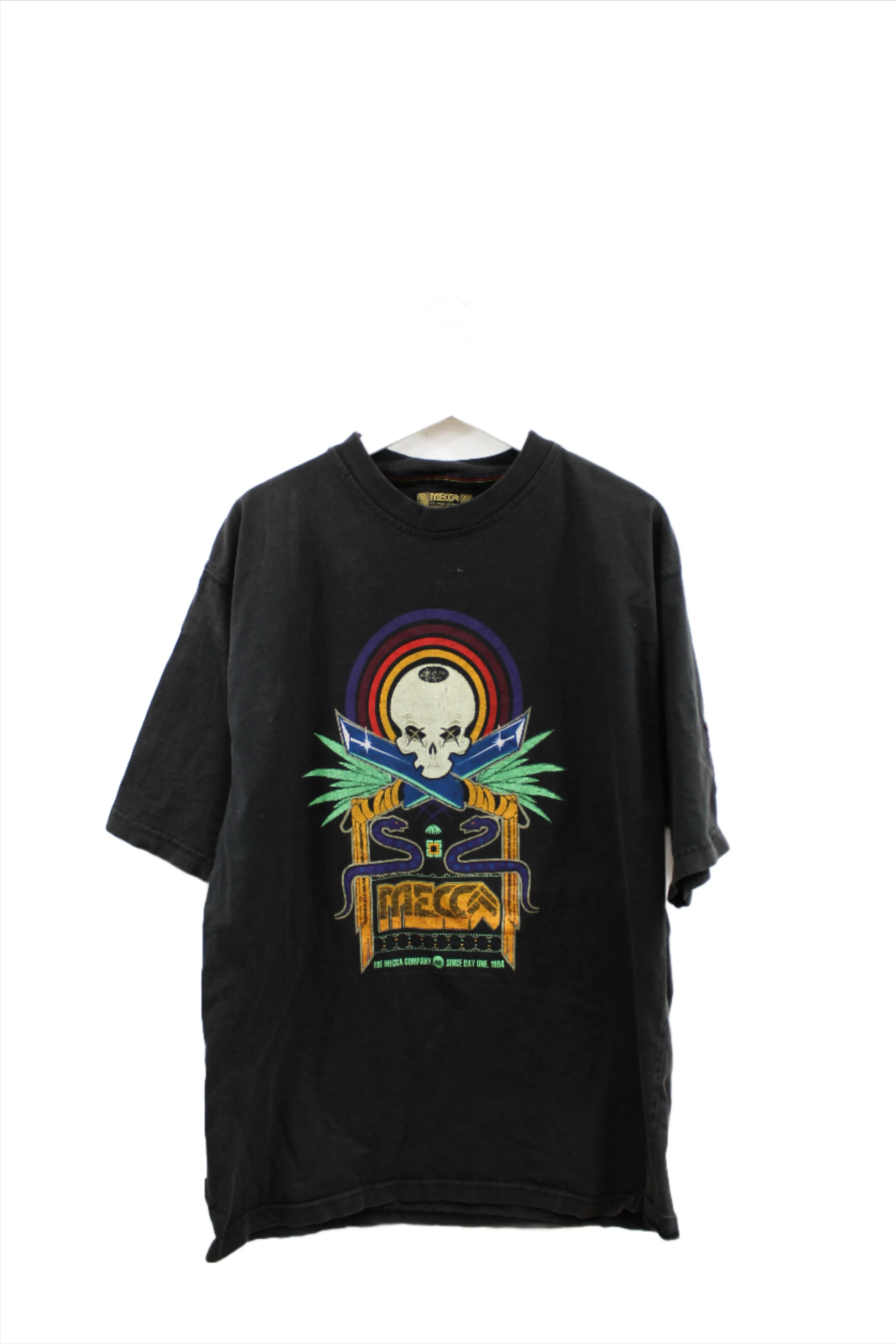 X - MECCA USA 90's Skulls Snakes Jungle Y2K Tee sold by HG Vintage