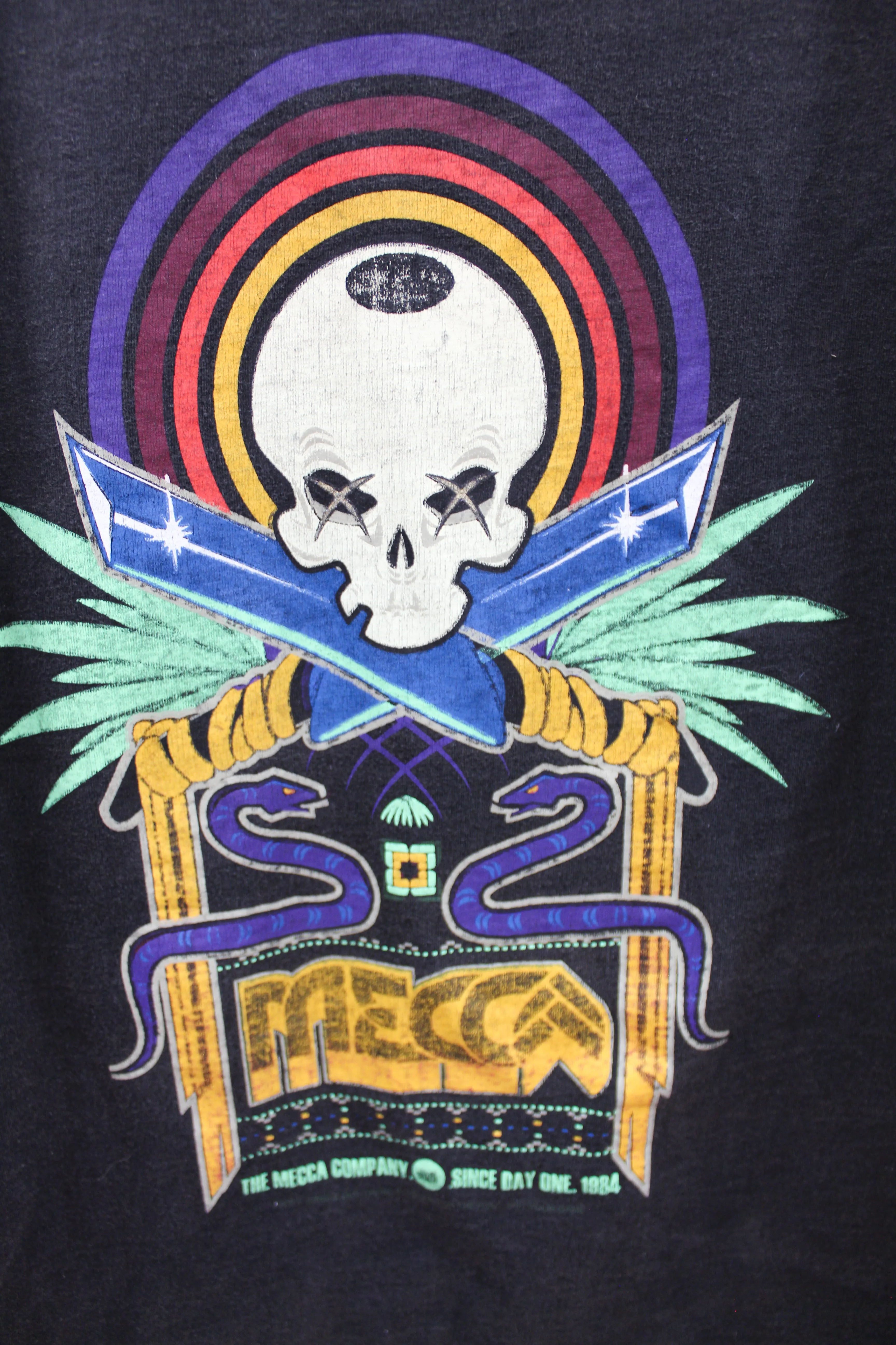 X - MECCA USA 90's Skulls Snakes Jungle Y2K Tee sold by HG Vintage product image thumbnail 2