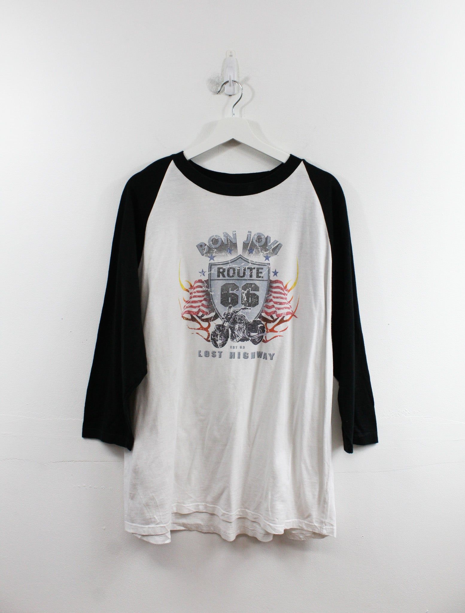 Vintage 07 Bon Jovi Tour Raglan Tee sold by HG Vintage
