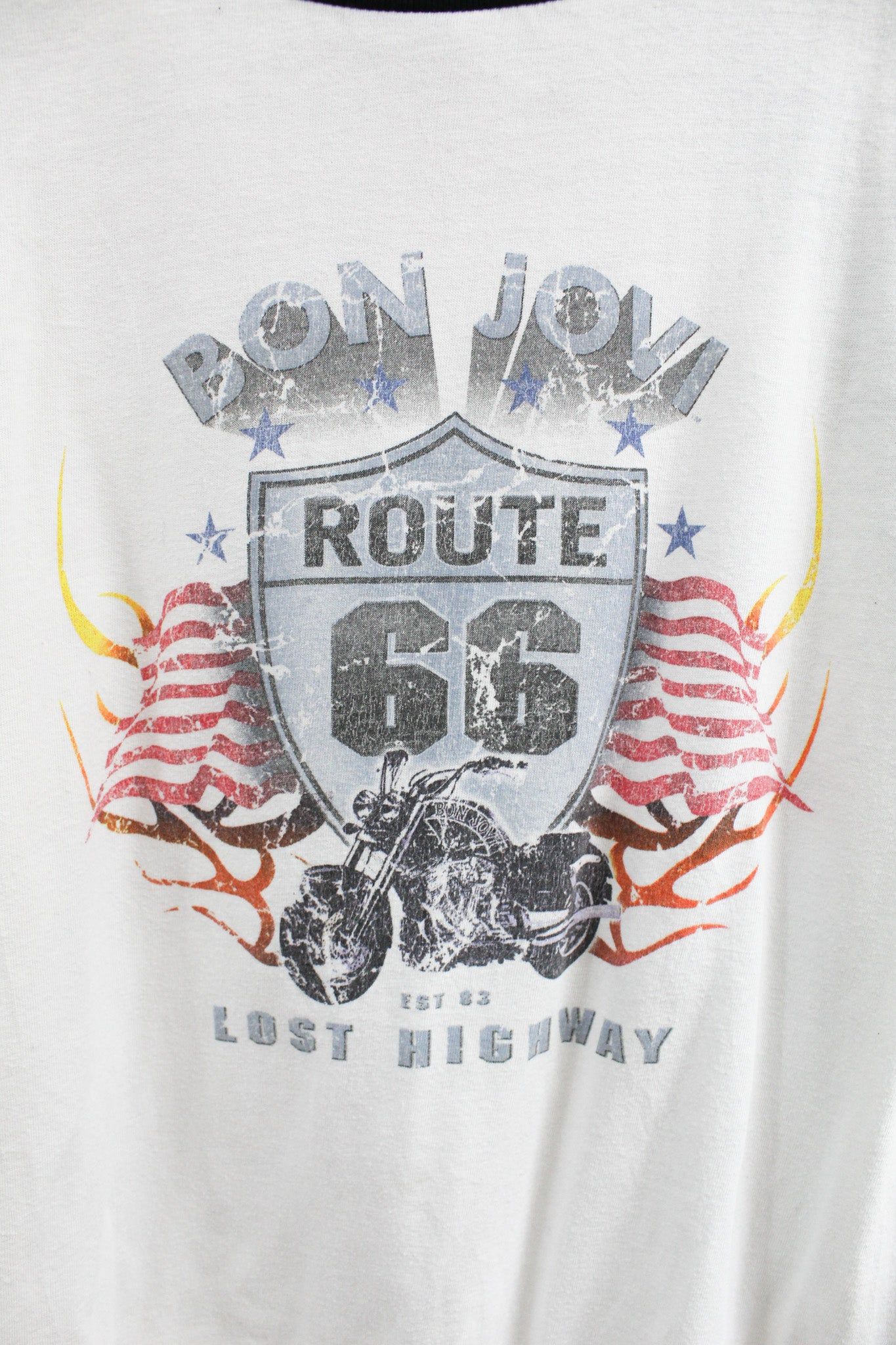 Vintage 07 Bon Jovi Tour Raglan Tee sold by HG Vintage product image thumbnail 2