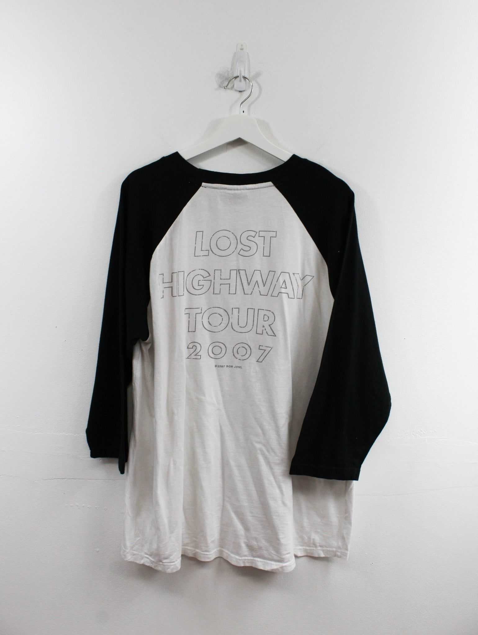Vintage 07 Bon Jovi Tour Raglan Tee sold by HG Vintage product image thumbnail 3