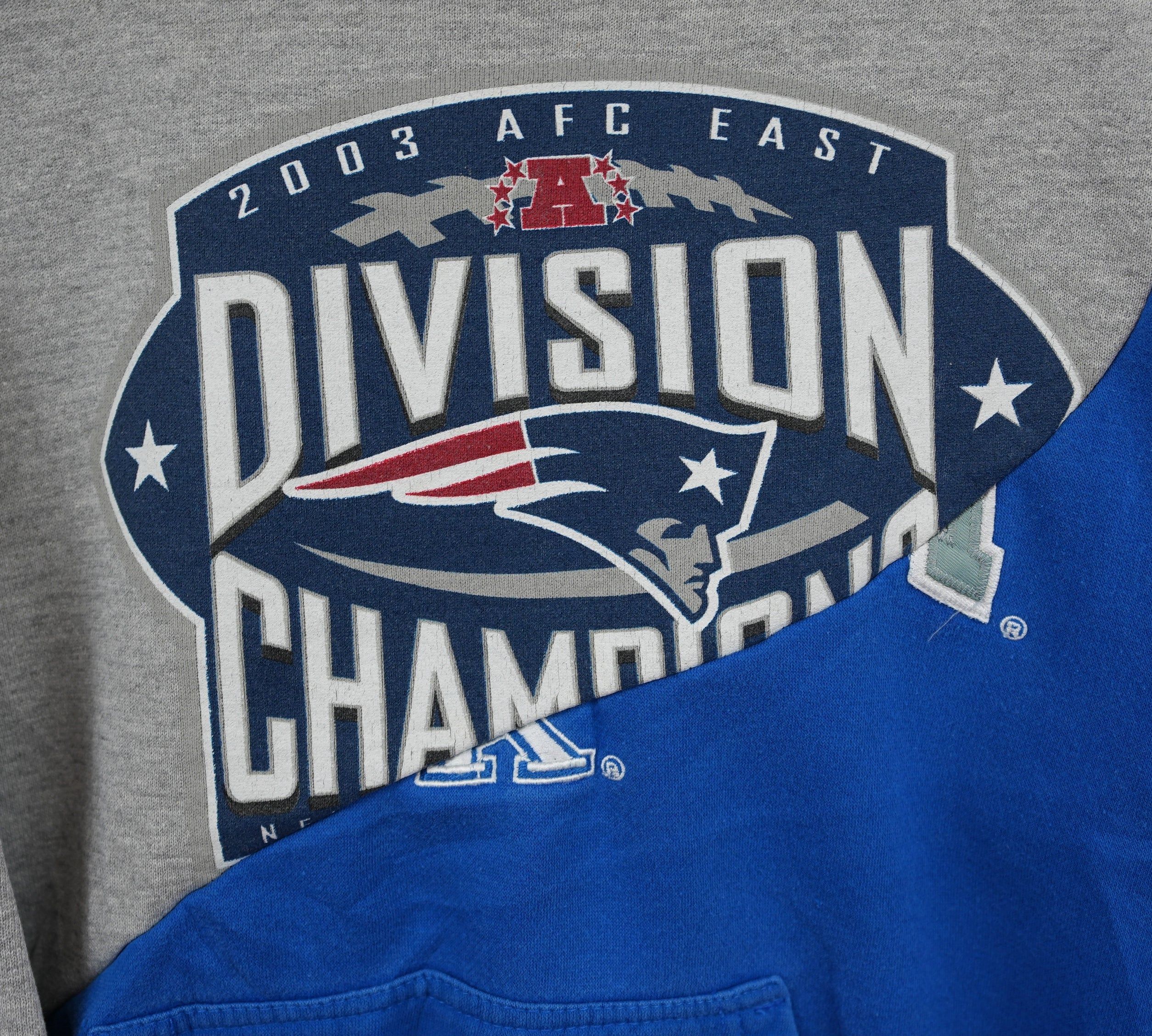 Haus Of Mojo Rework Patriots '03 Swirl Unisex Sweatshirt sold by HG Vintage product image thumbnail 2