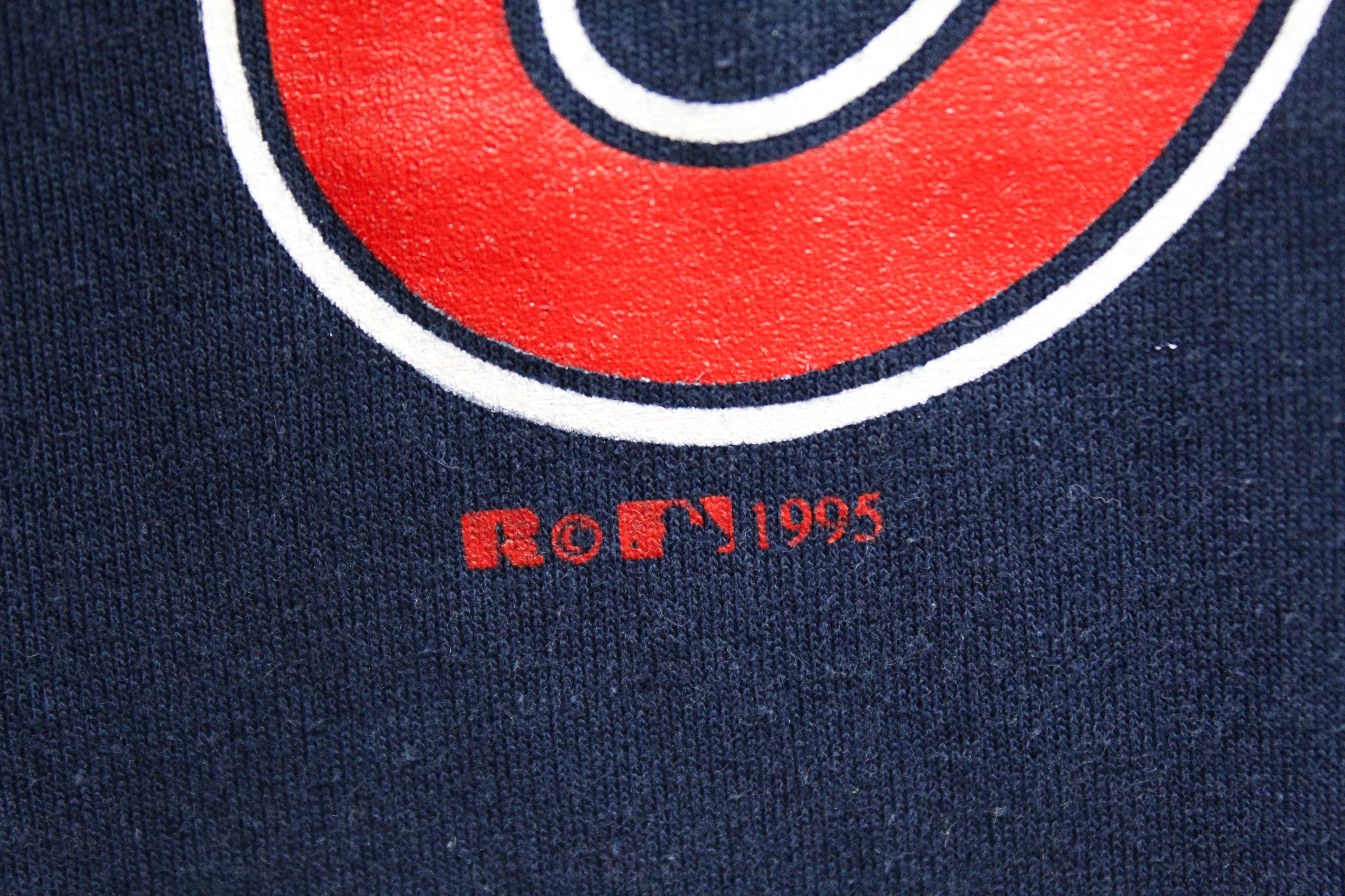Z - Vintage 1995 MLB Cleveland Indians Script Henley Tee sold by HG Vintage product image thumbnail 3