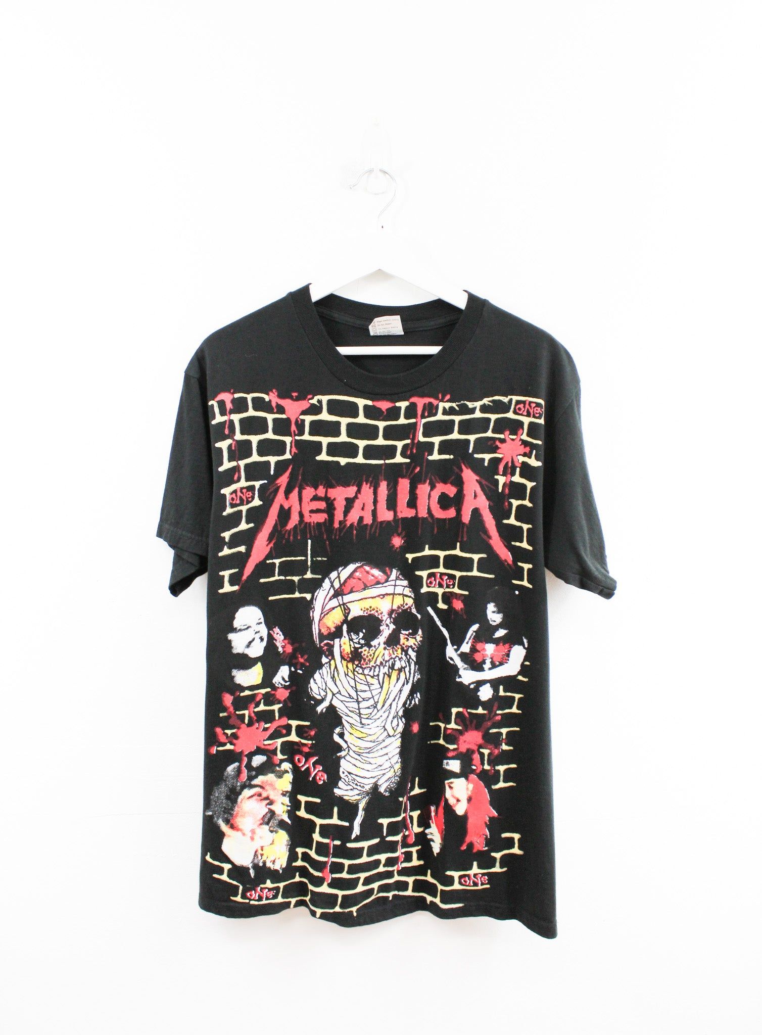 Metallica Logo & Picture One Bootleg Tee sold by HG Vintage