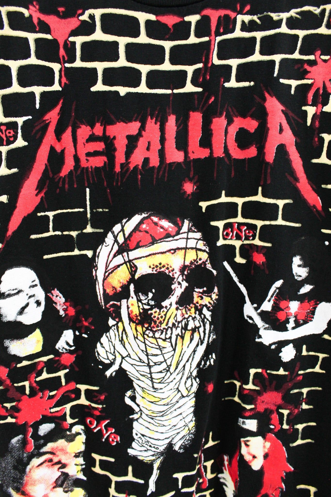 Metallica Logo & Picture One Bootleg Tee sold by HG Vintage product image thumbnail 2