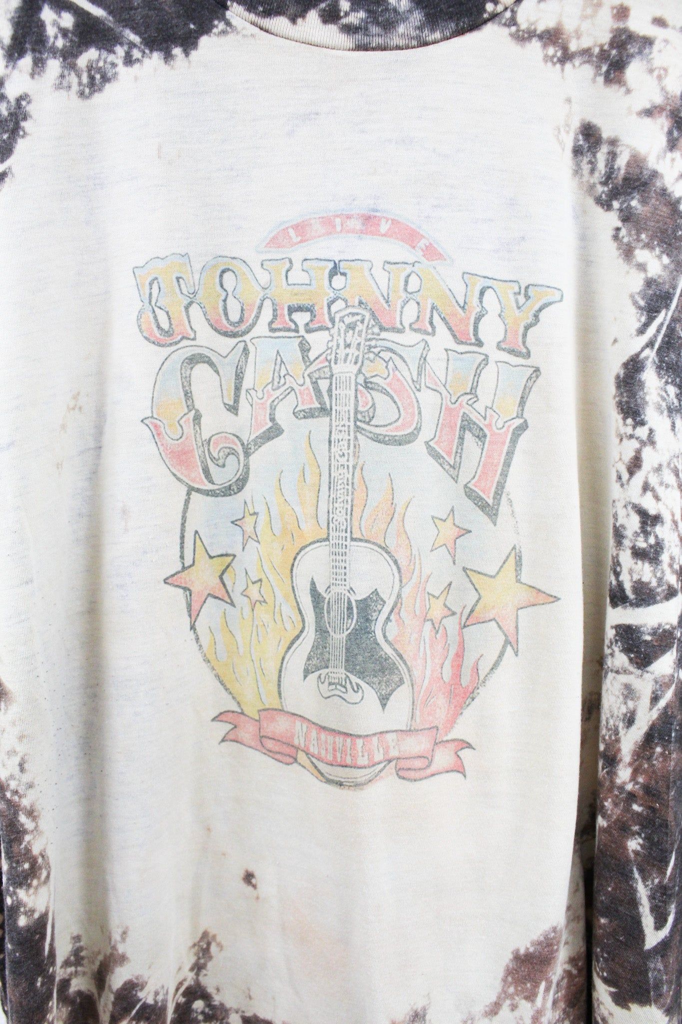 Vintage Johnny Cash Fire & Guitar Tee sold by HG Vintage product image thumbnail 2