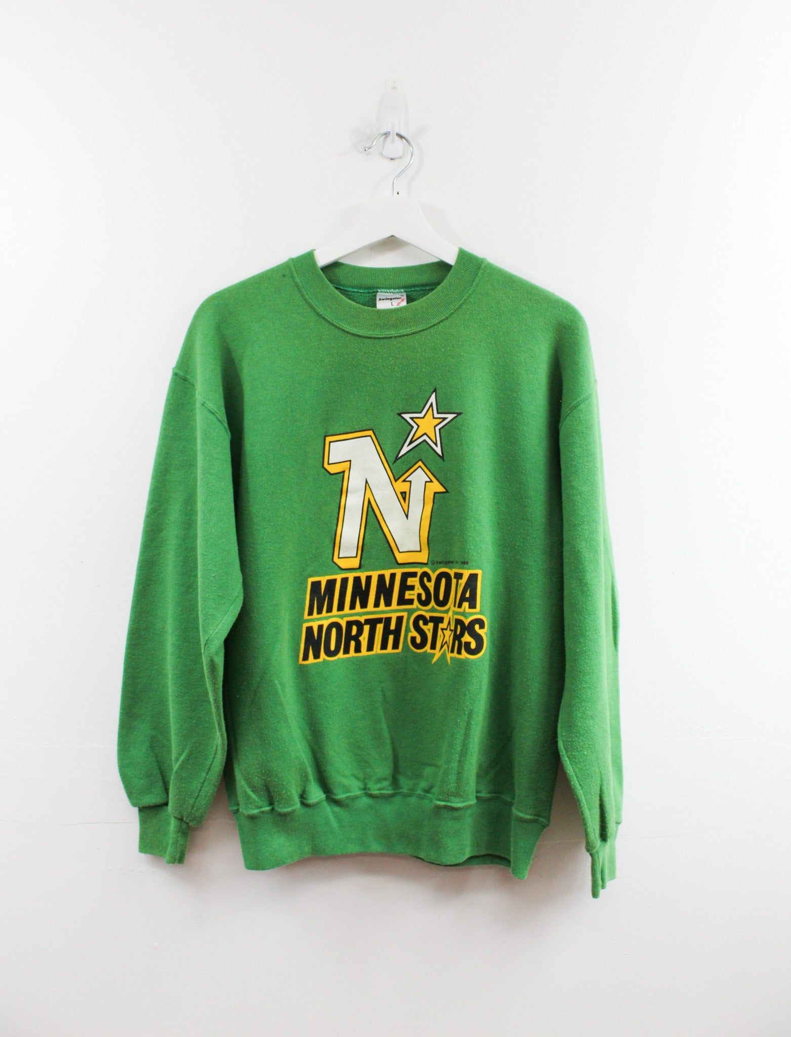 Vintage 89' NHL Minnesota North Stars Logo Crewneck sold by HG Vintage