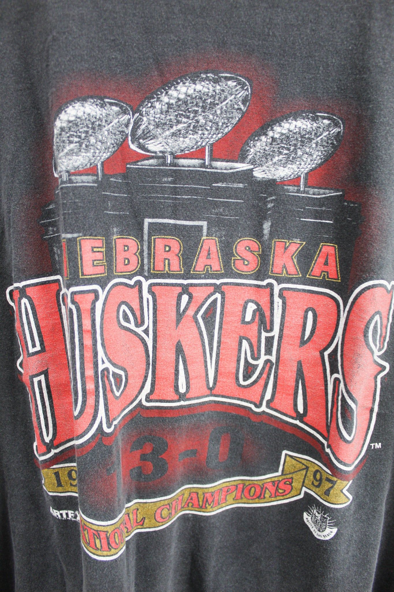 Nebraska Huskers 97' National Champs Tee sold by HG Vintage product image thumbnail 2