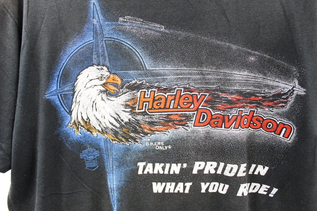 Z- Vintage Harley Davidson Billings Montana Single Stitch Tee sold by HG Vintage product image thumbnail 2