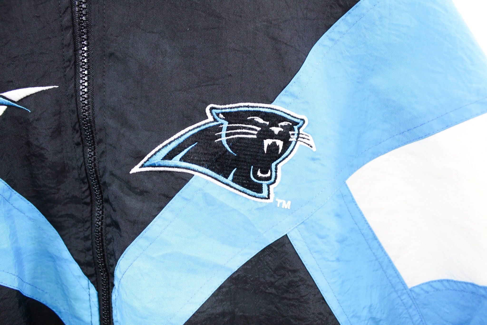 Vintage Reebok NFL Carolina Panthers Nylon Jacket sold by HG Vintage product image thumbnail 2