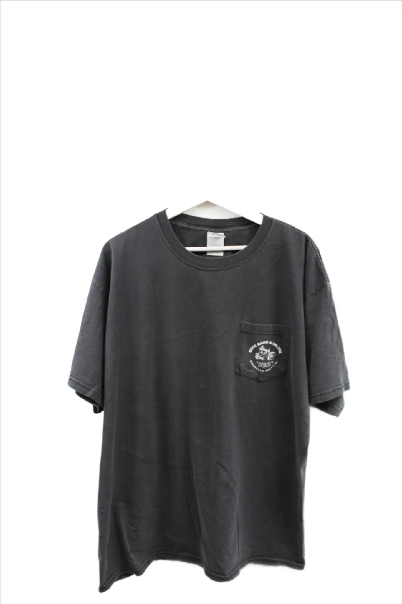 X - Vintage 2003 Suck Bang Blow Bar Bike Week Pocket Tee sold by HG Vintage