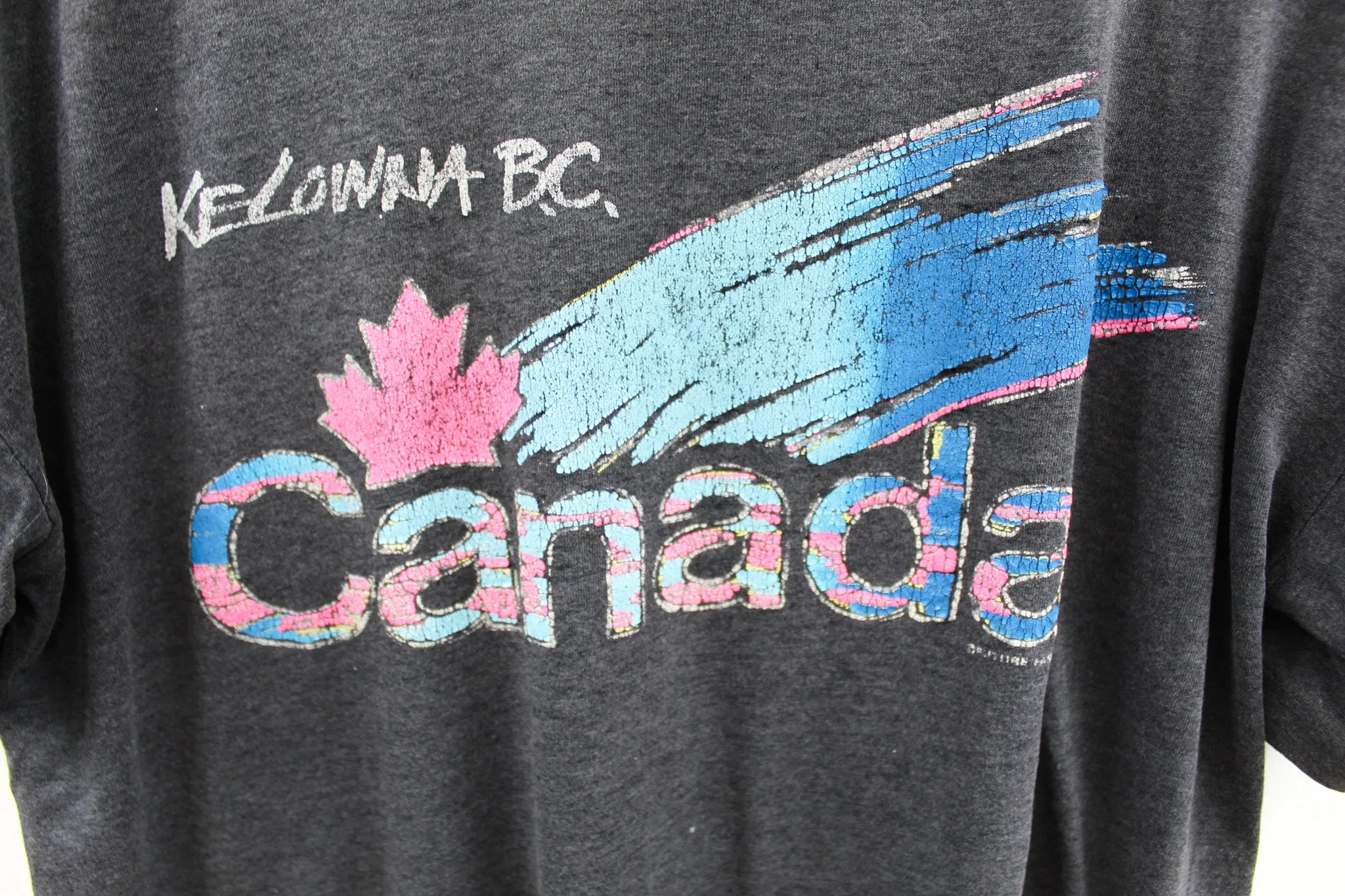 X - Vintage Single Stitch Kelowna B.C Canada Graphic Tee sold by HG Vintage product image thumbnail 2