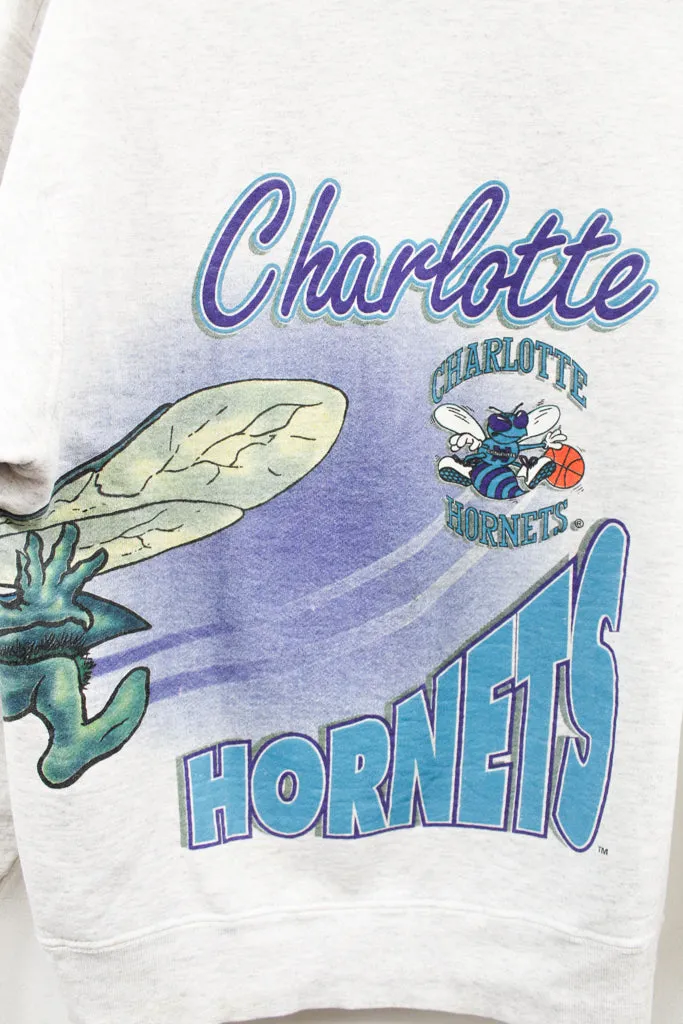 Z- Vintage Hornets Mascot Dunking NBA Salem Tag Crewneck sold by HG Vintage product image thumbnail 4