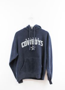 NFL Dallas Cowboys Embroidered Logo & Script Hoodie sold by HG Vintage