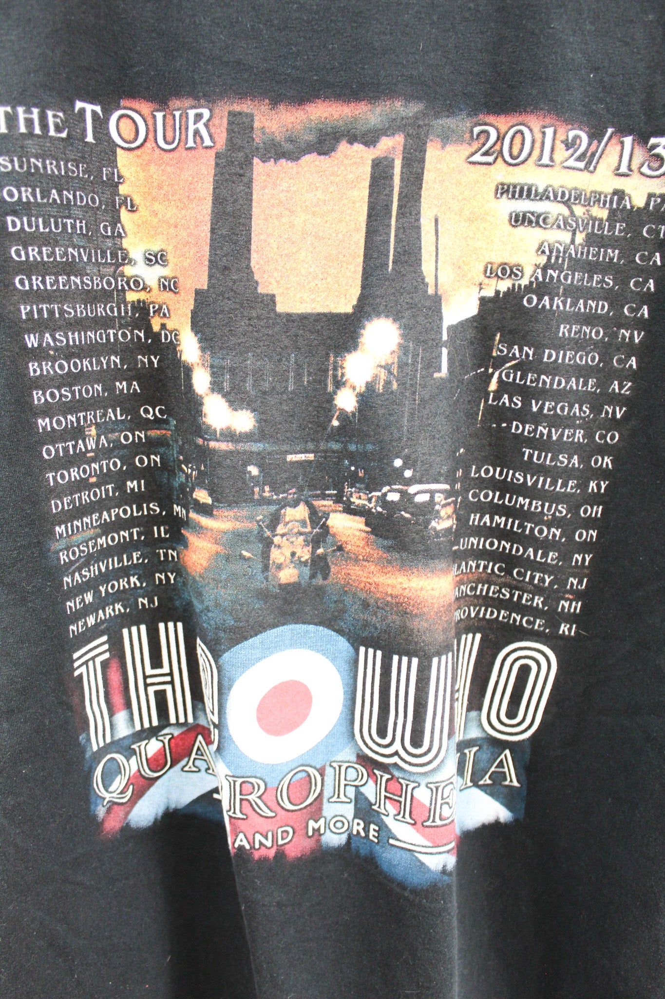 The WHO 2012 World Tour Tee sold by HG Vintage product image thumbnail 4