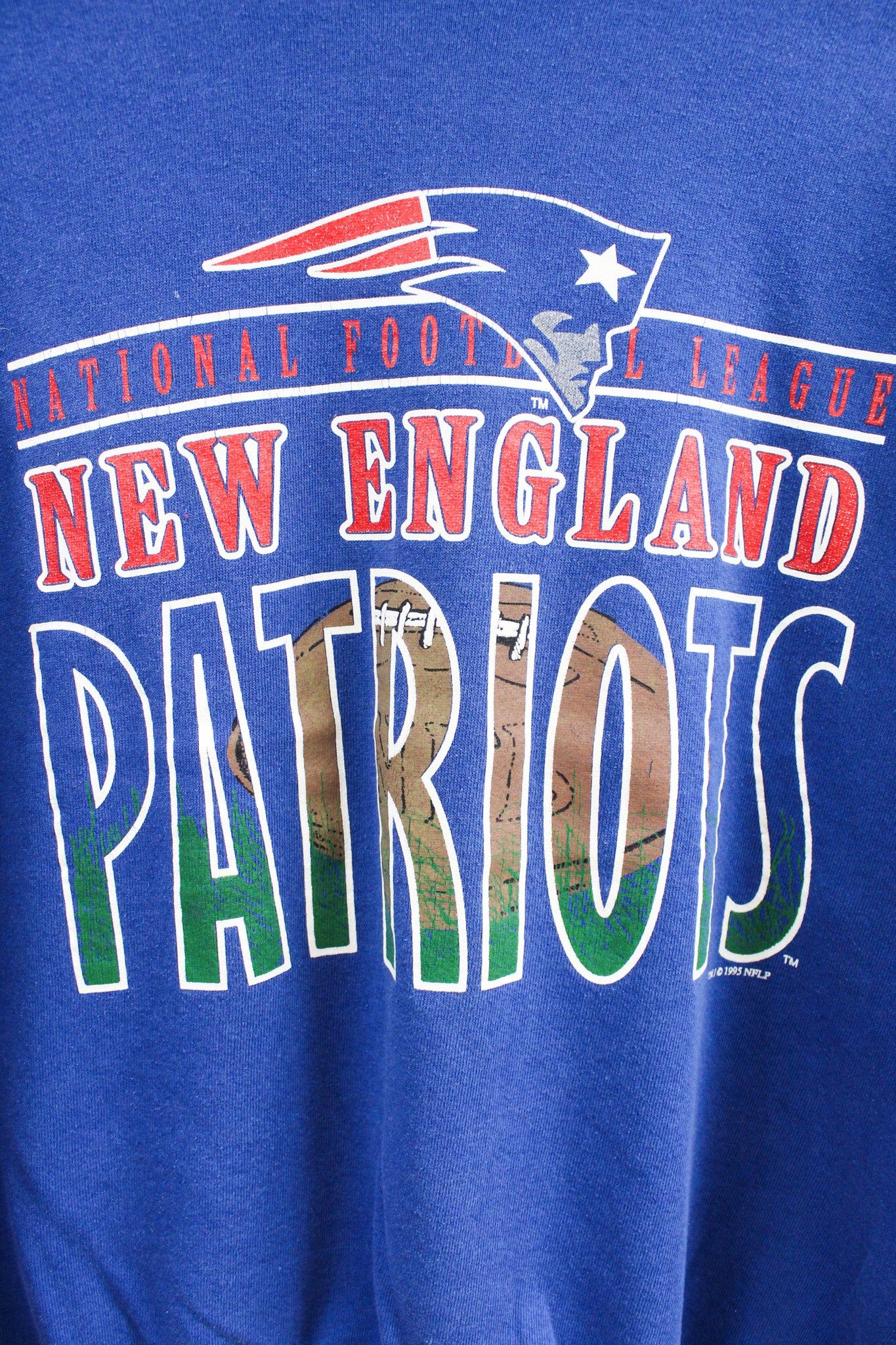 Vintage 95' New England Patriots Football Crewneck sold by HG Vintage product image thumbnail 2