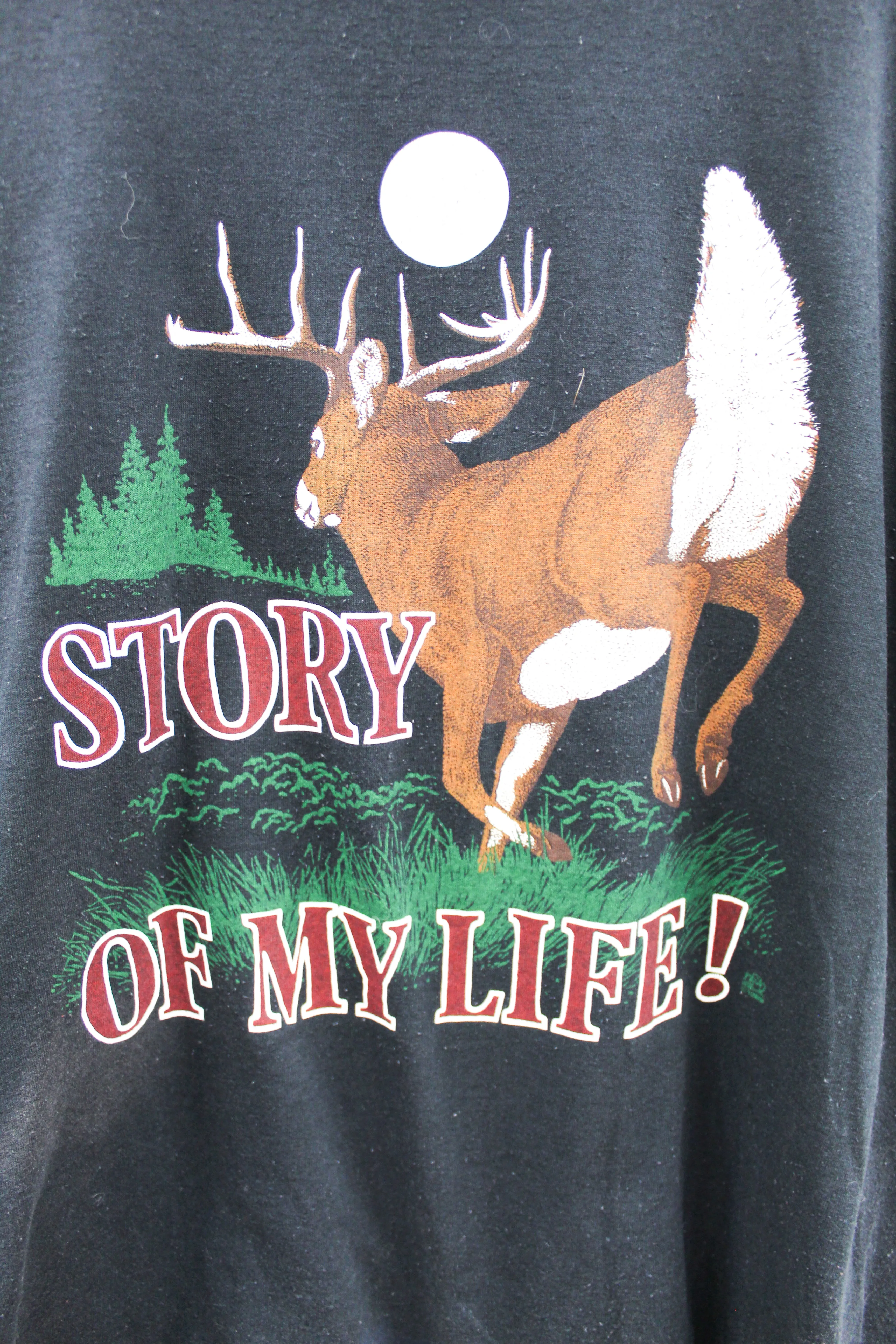 X - Vintage 1989 Single Stitch Deer Story Of My Life Tee sold by HG Vintage product image thumbnail 2
