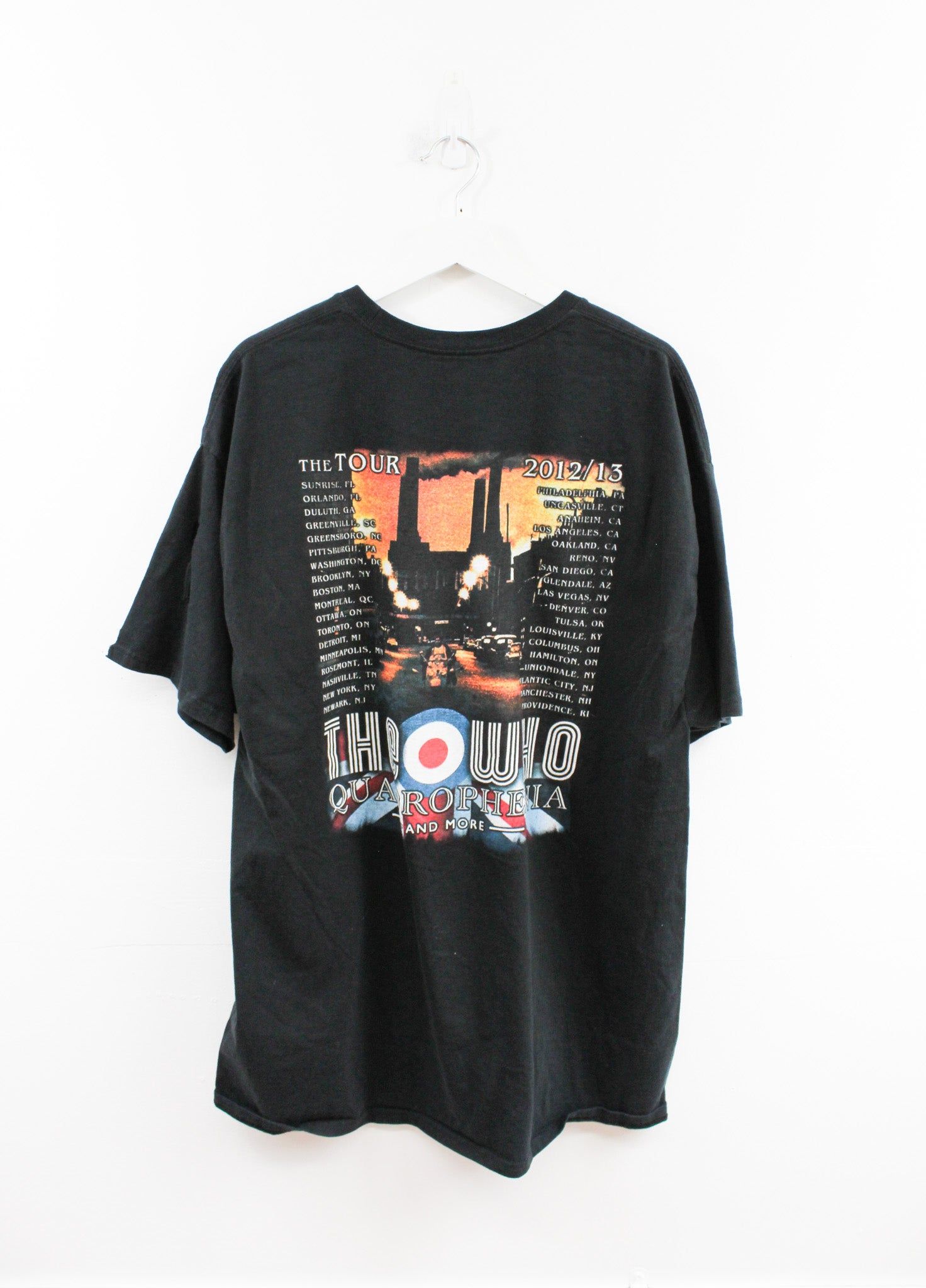 The WHO 2012 World Tour Tee sold by HG Vintage product image thumbnail 3