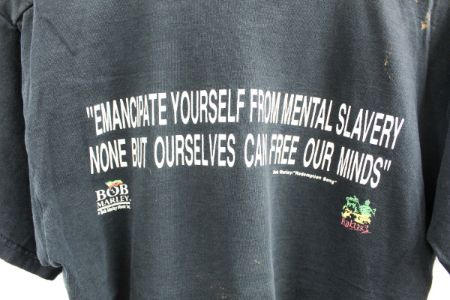 Bob Marley Rastafari Flag Picture Tee sold by HG Vintage