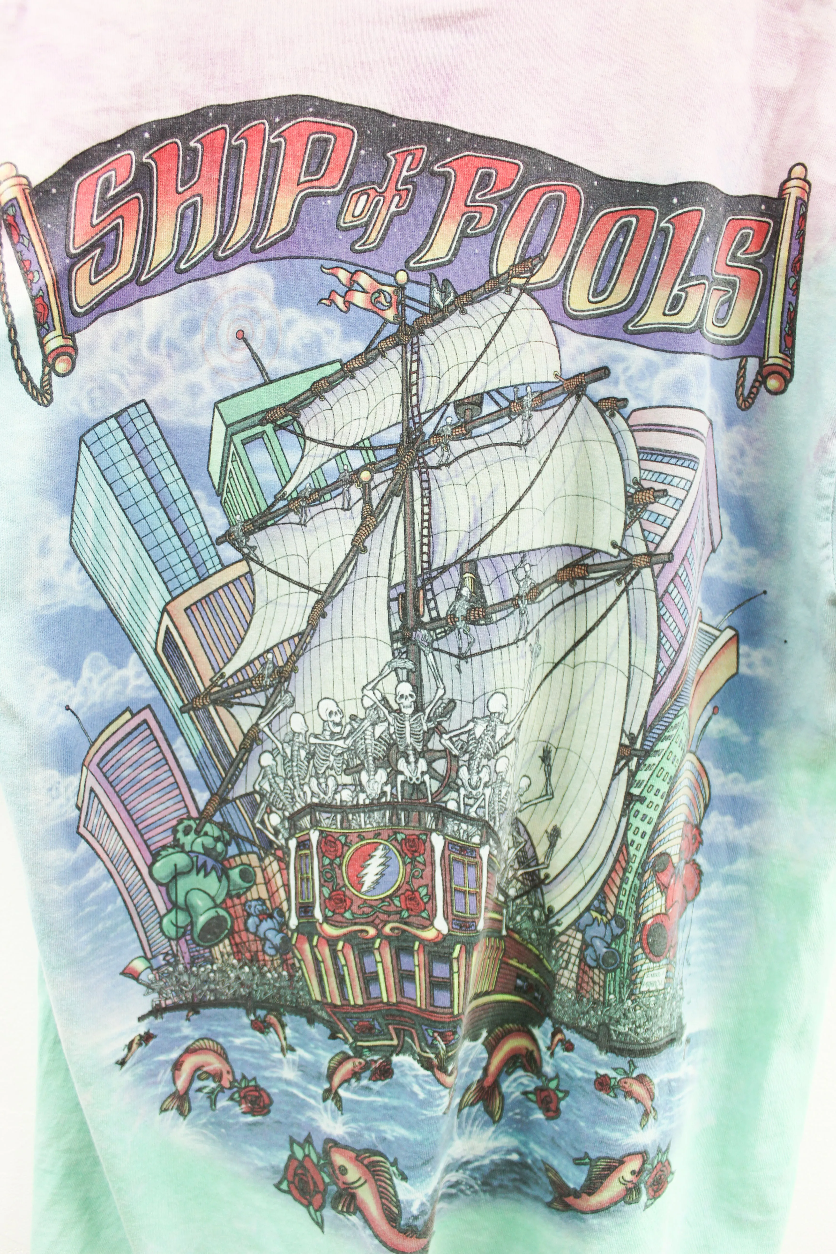 X - Vintage 2001 Grateful Dead Ship Of Fools Tie Dye Tee sold by HG Vintage product image thumbnail 4