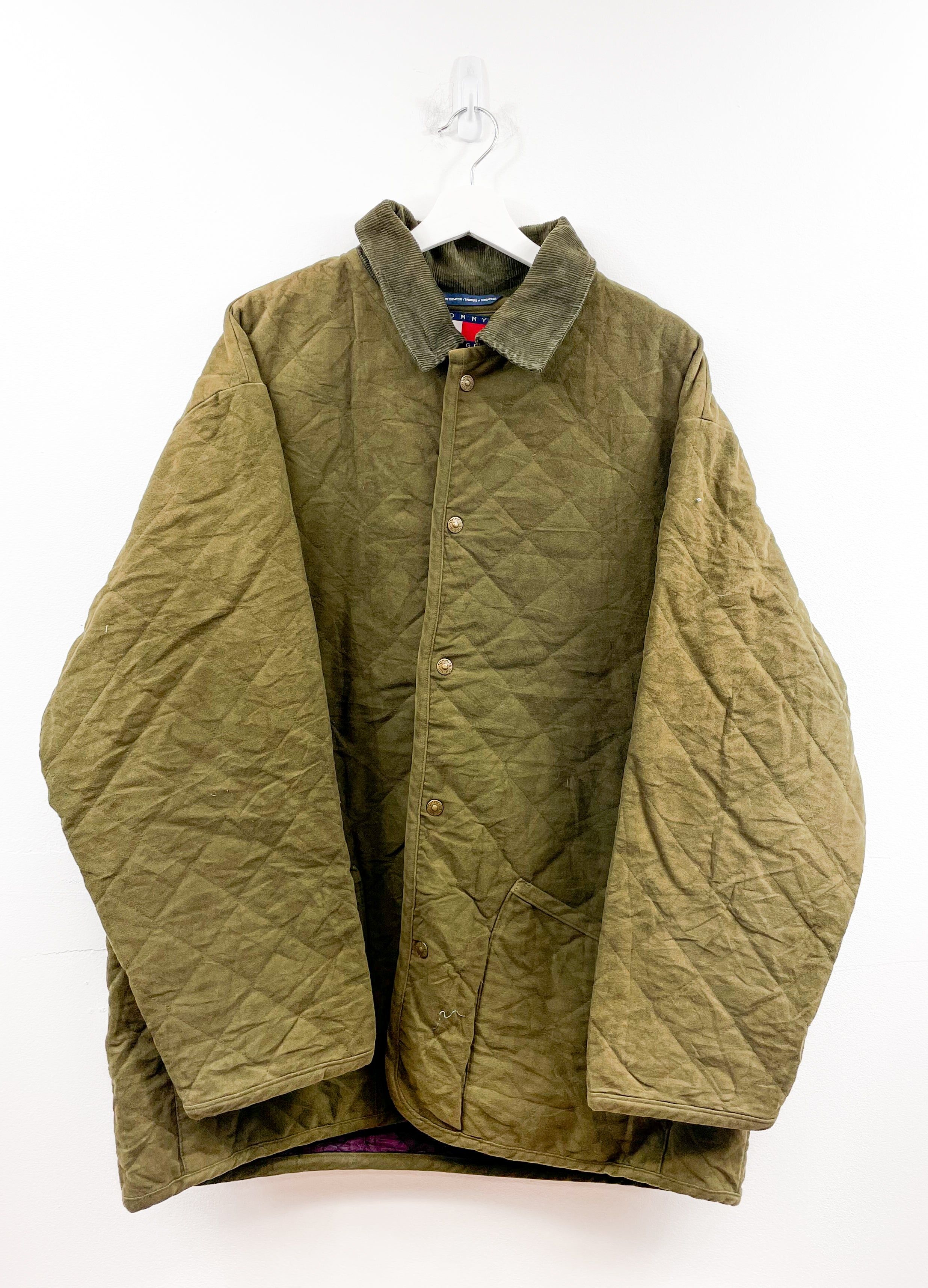 Tommy Hilfiger Quilted Chore Coat Jacket sold by HG Vintage