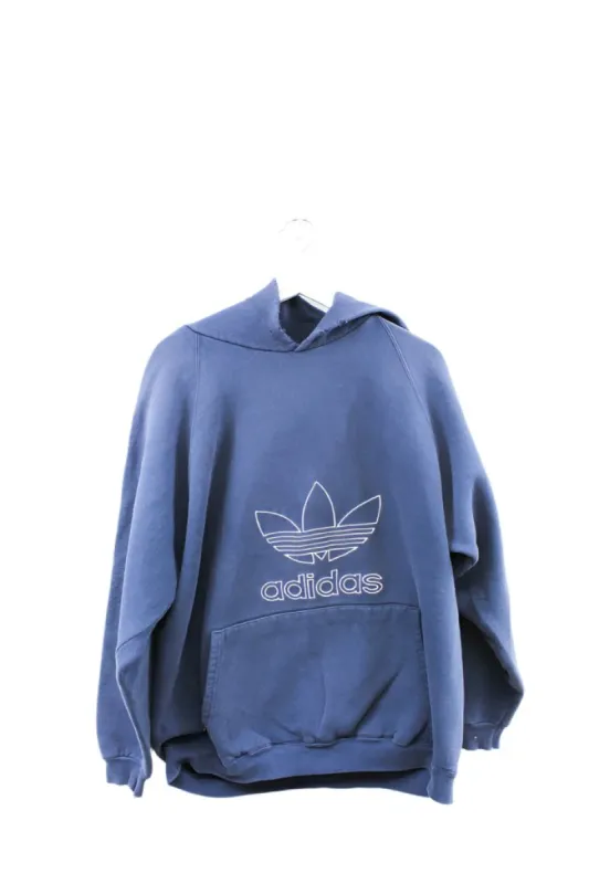 Z- Vintage 90s Adidas Embroidered Script & Logo Hoodie sold by HG Vintage