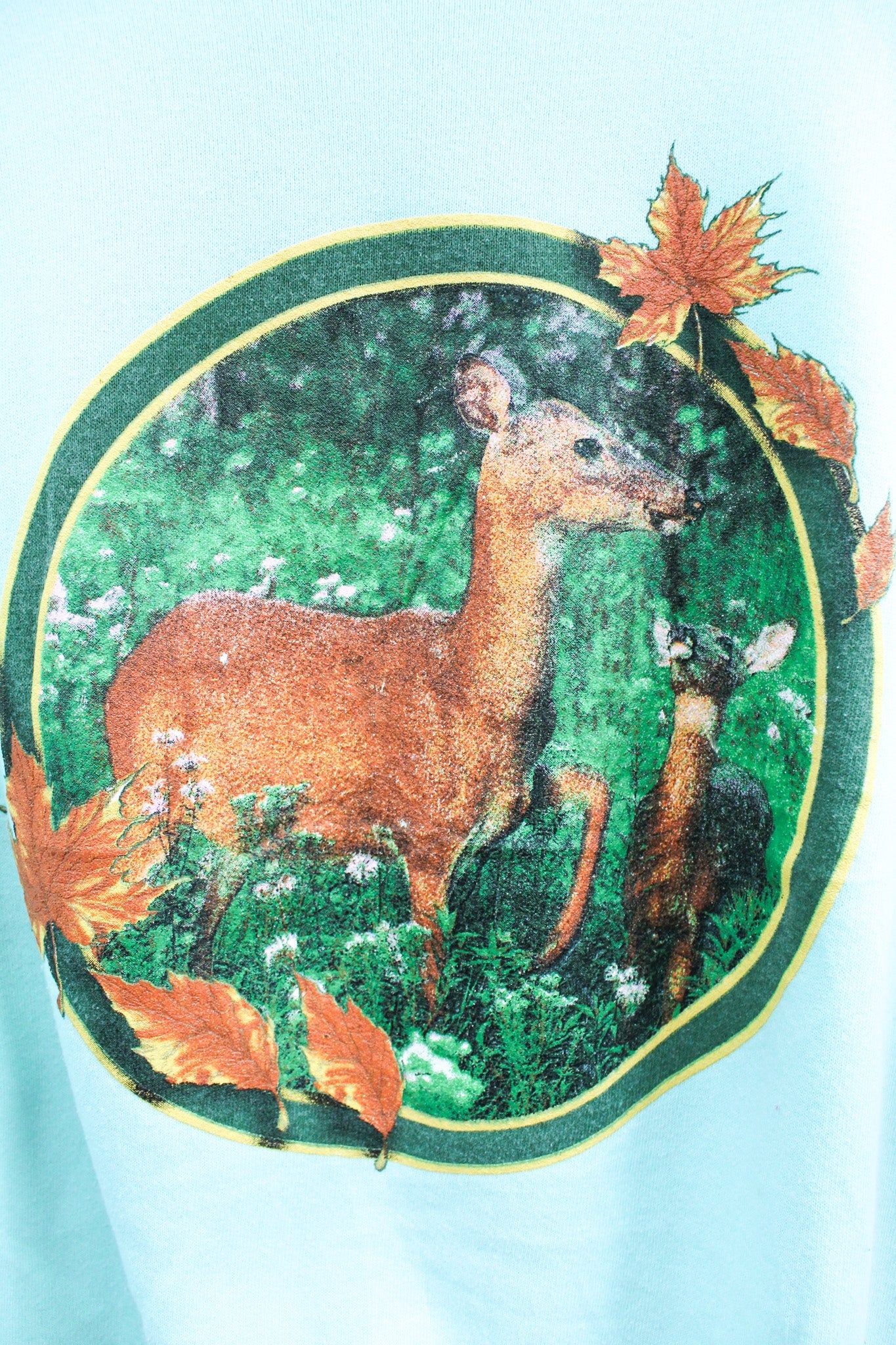 Vintage Deer & Fawn Picture Crewneck sold by HG Vintage product image thumbnail 2