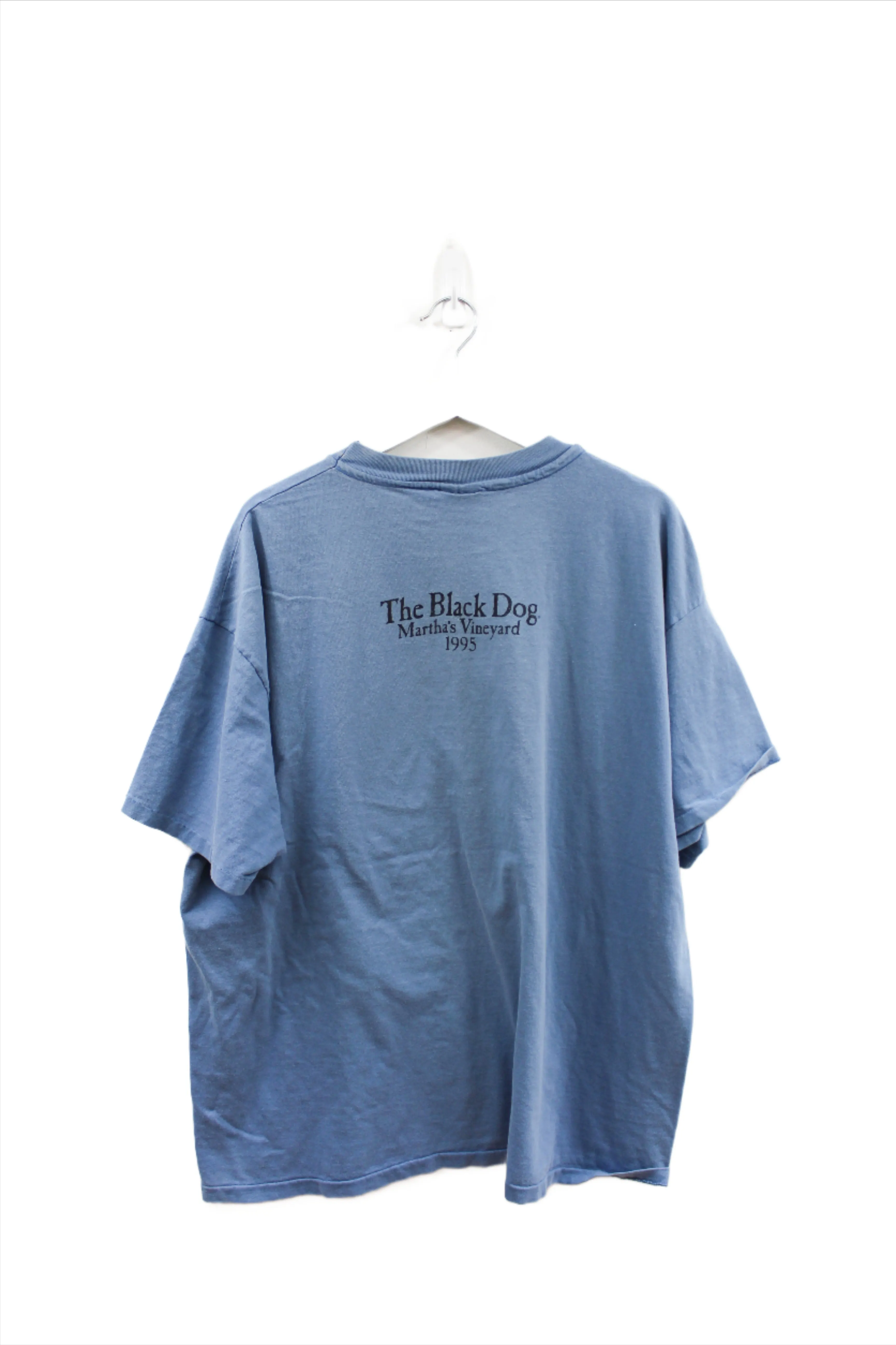 X - Vintage Single Stitch 95' The Black Dog Vineyard Hanes Beefy Tee sold by HG Vintage product image thumbnail 4