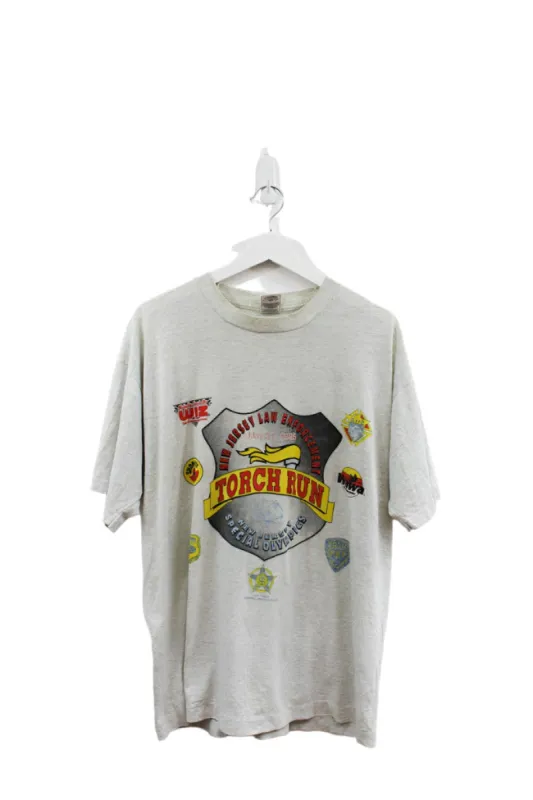 Z - Vintage Single Stitch 1996 New Jersey Law Enforcement Torch Run Tee sold by HG Vintage