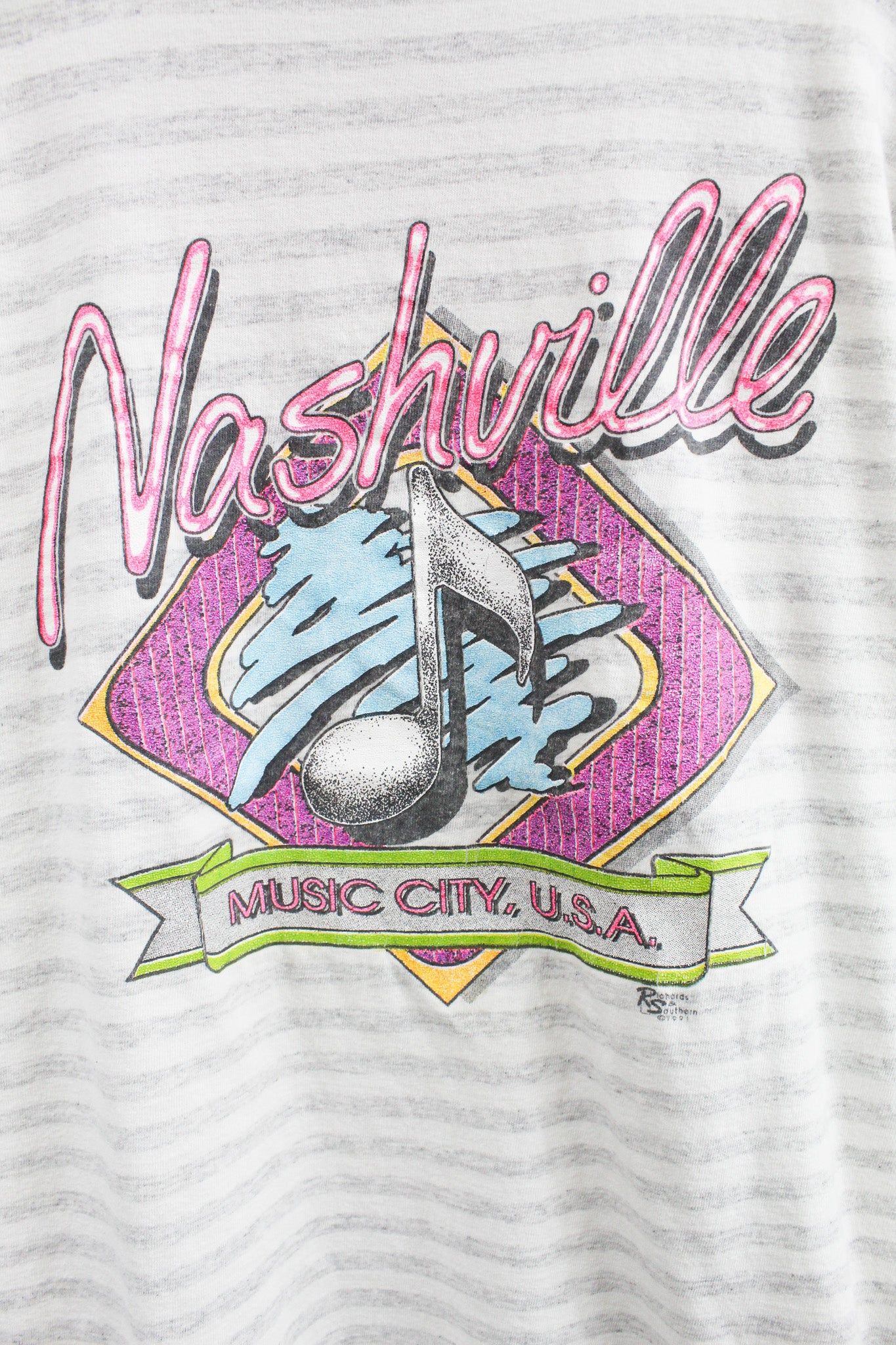 Nashville Music City Tee sold by HG Vintage product image thumbnail 2