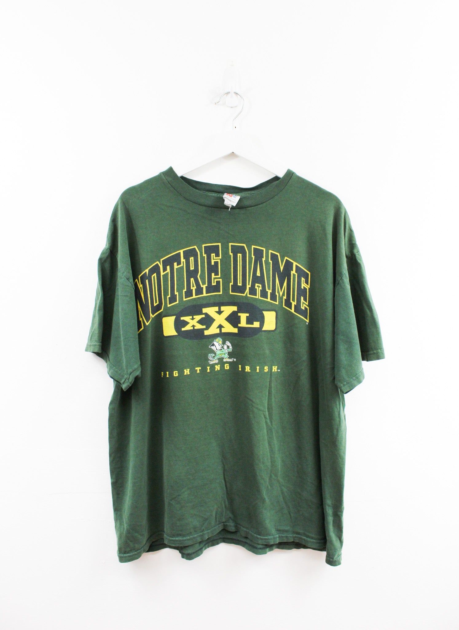 Notre Dame Fighting Irish Script & Logo Tee sold by HG Vintage