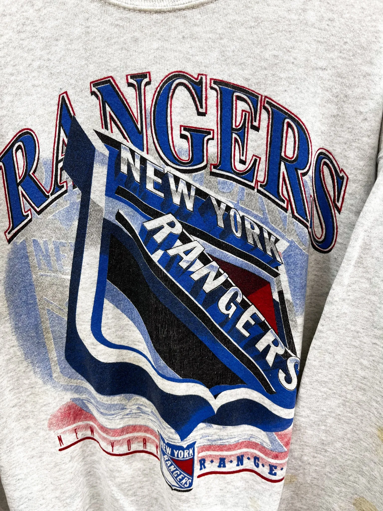 X - Vintage NHL New York Rangers Graphic Fruit Of The Loom Crewneck sold by HG Vintage product image thumbnail 2
