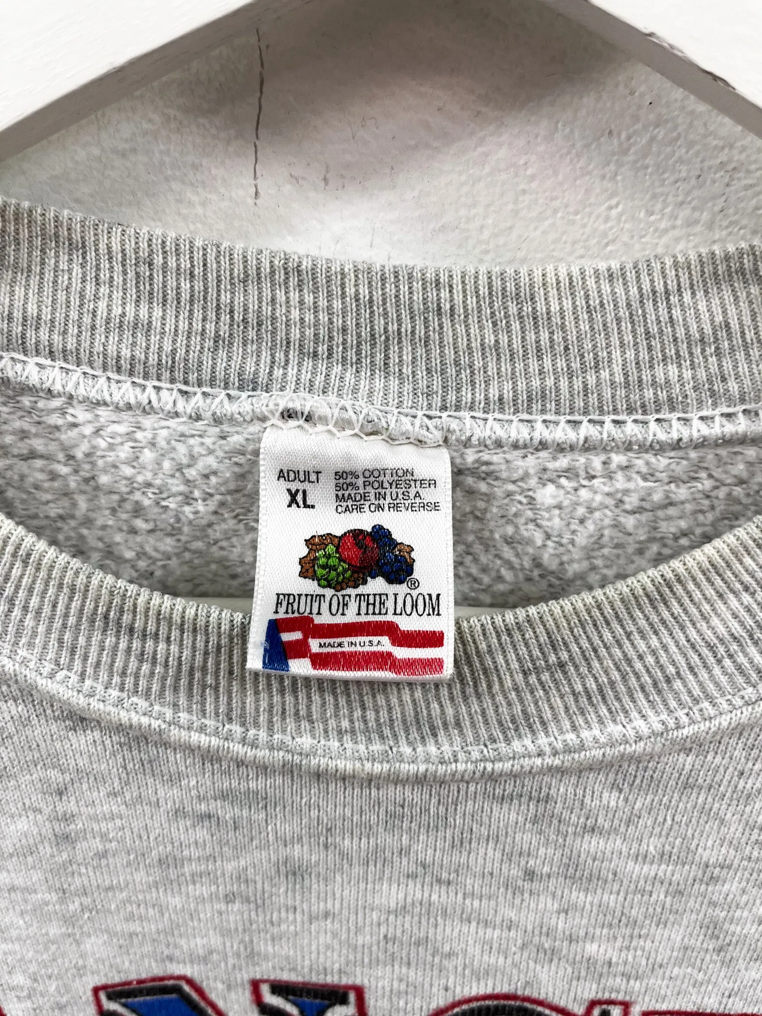 X - Vintage NHL New York Rangers Graphic Fruit Of The Loom Crewneck sold by HG Vintage product image thumbnail 5