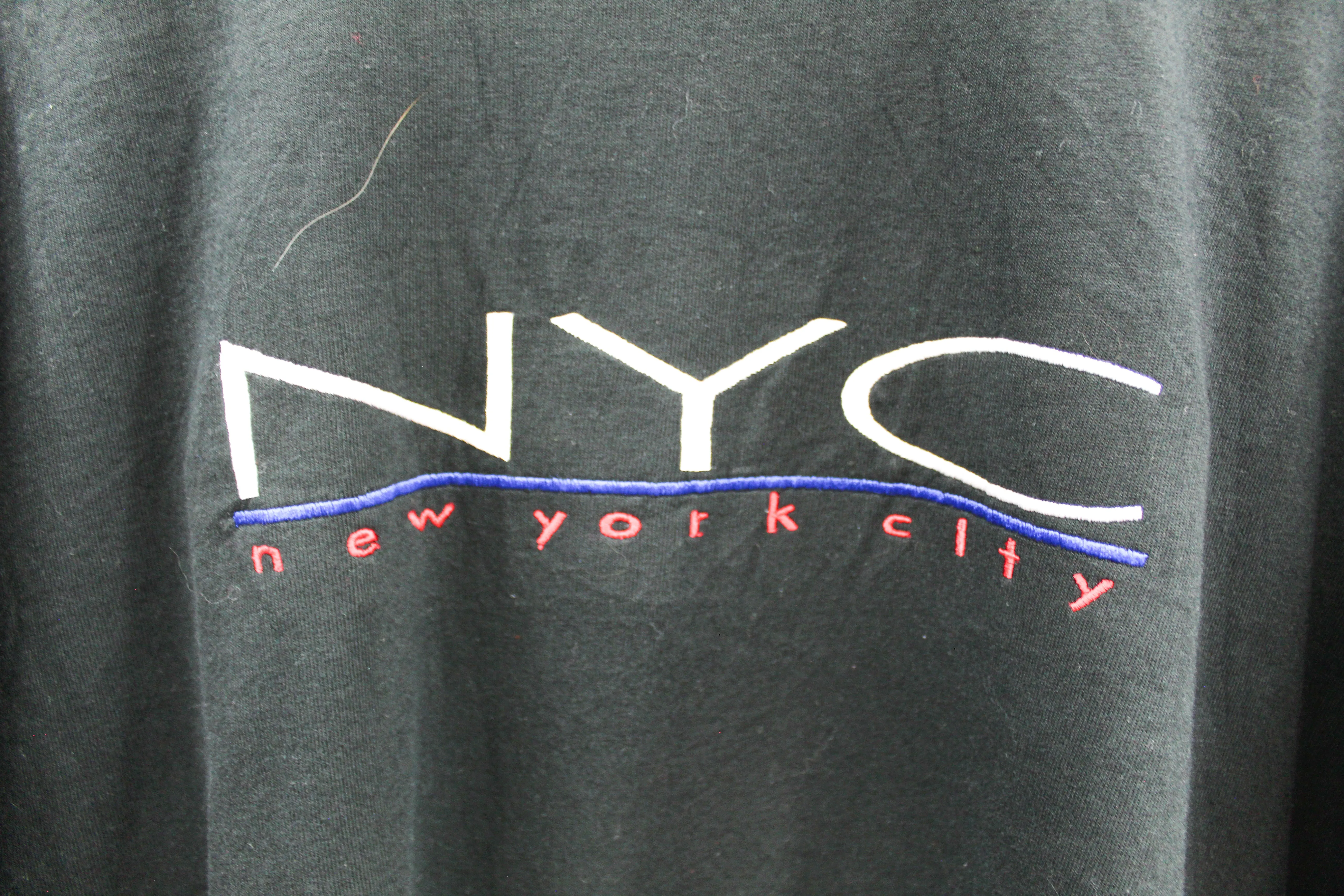 X - Vintage New York City Embroidered Script Tee sold by HG Vintage product image thumbnail 2