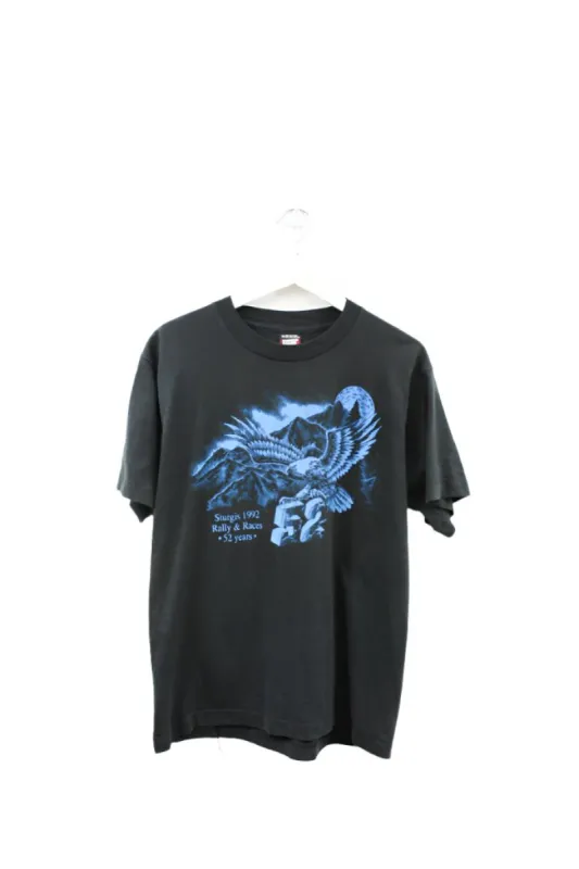 Z- Vintage 1992 Sturgis Black Hill Bike Rally Single Stitch Screen Stars Tee sold by HG Vintage