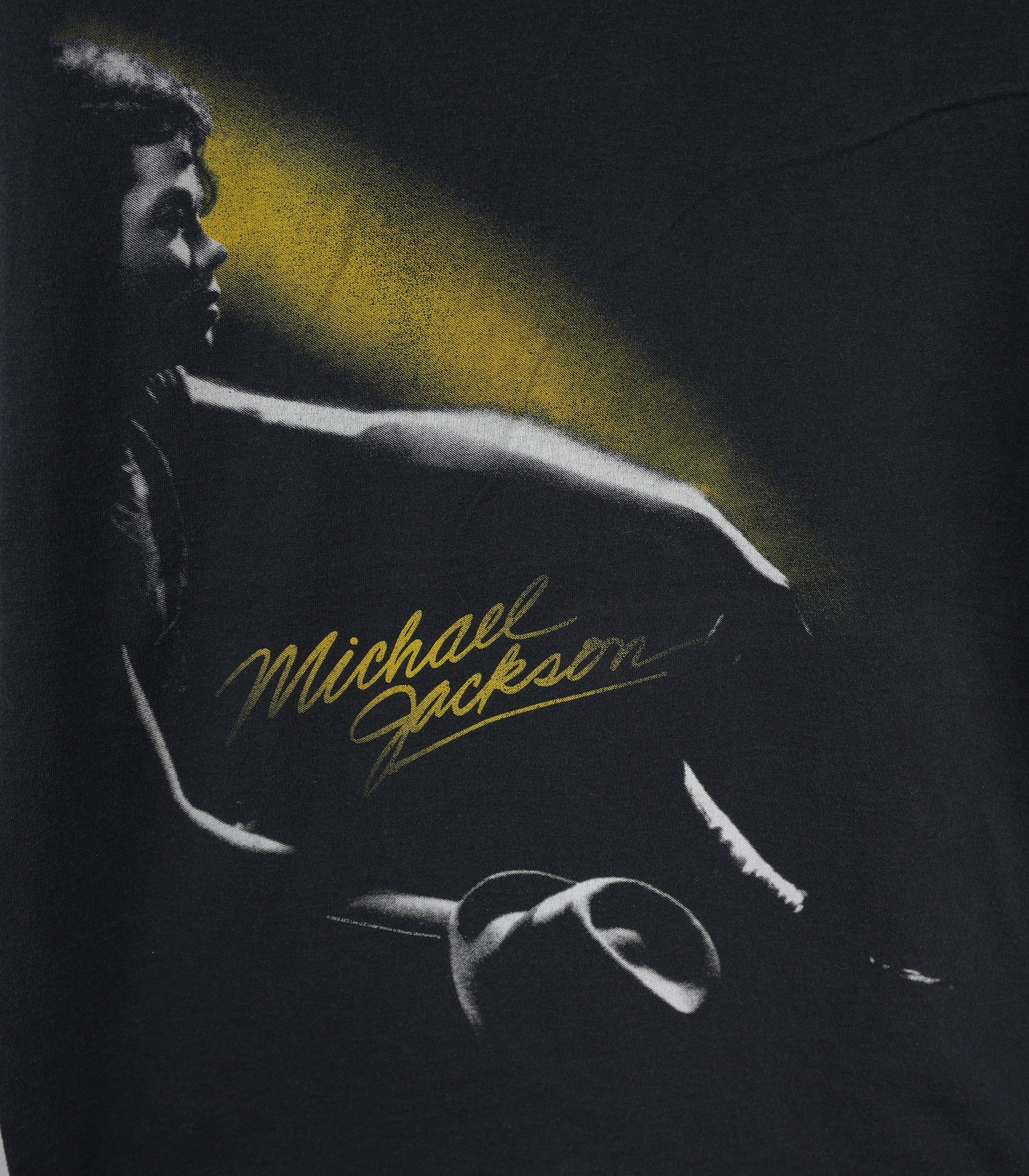Micheal Jackson Cursive Silhouette '09 Vintage Tee sold by HG Vintage product image thumbnail 2