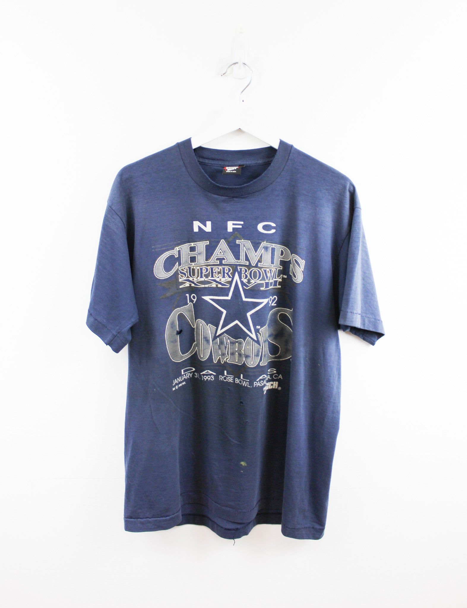Vintage 1993 NFL Dallas Cowboys NFC Champ Tee sold by HG Vintage