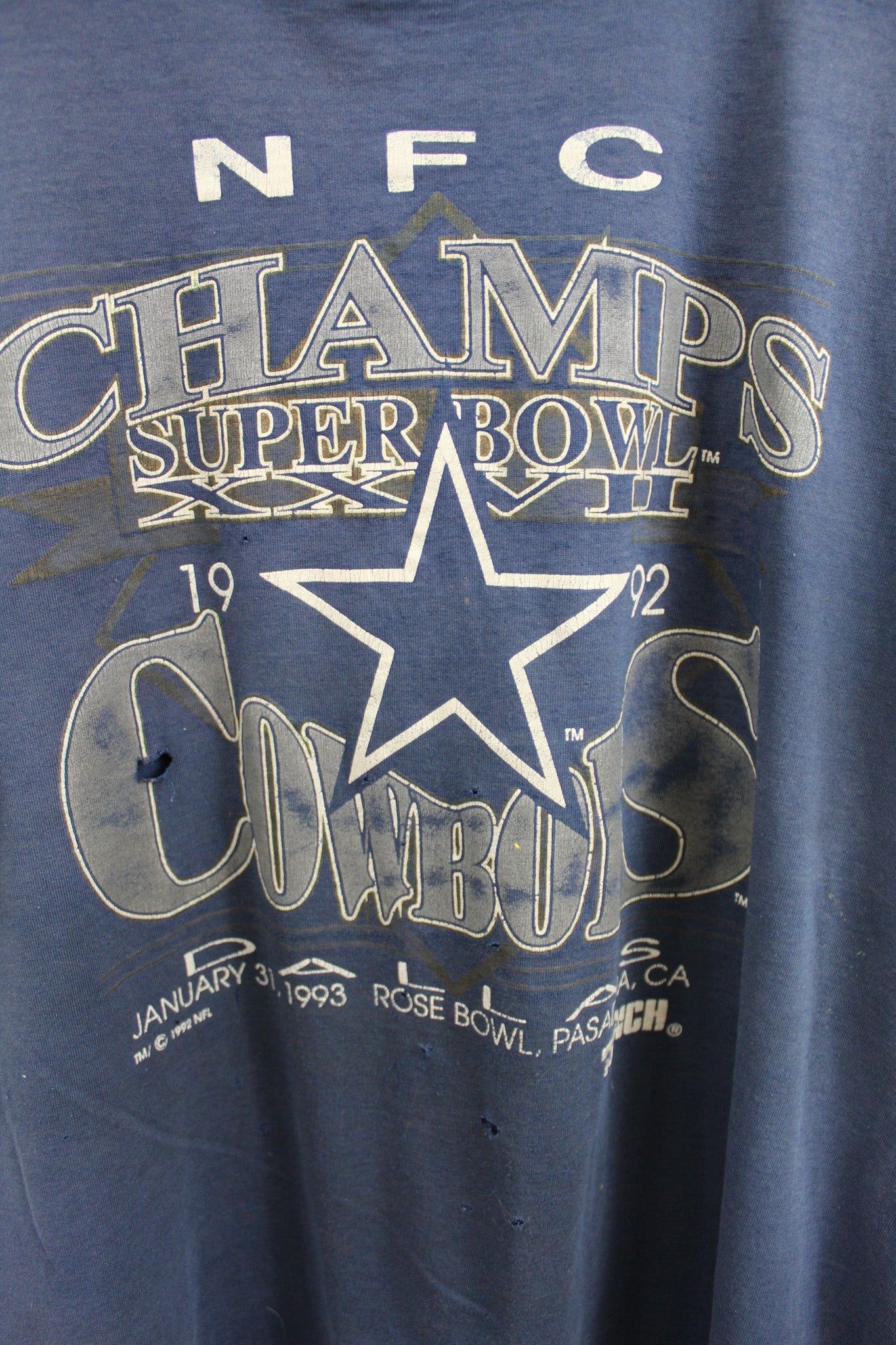 Vintage 1993 NFL Dallas Cowboys NFC Champ Tee sold by HG Vintage product image thumbnail 2