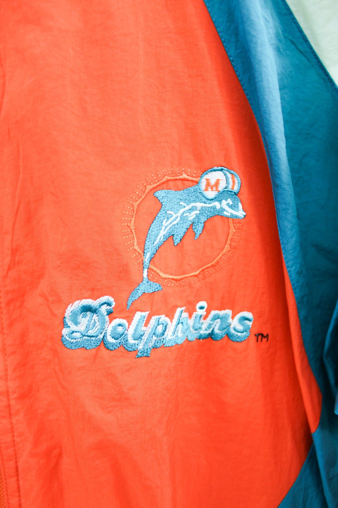 CC- Vintage NFL Miami Dolphins Nylon Windbreaker sold by HG Vintage product image thumbnail 2