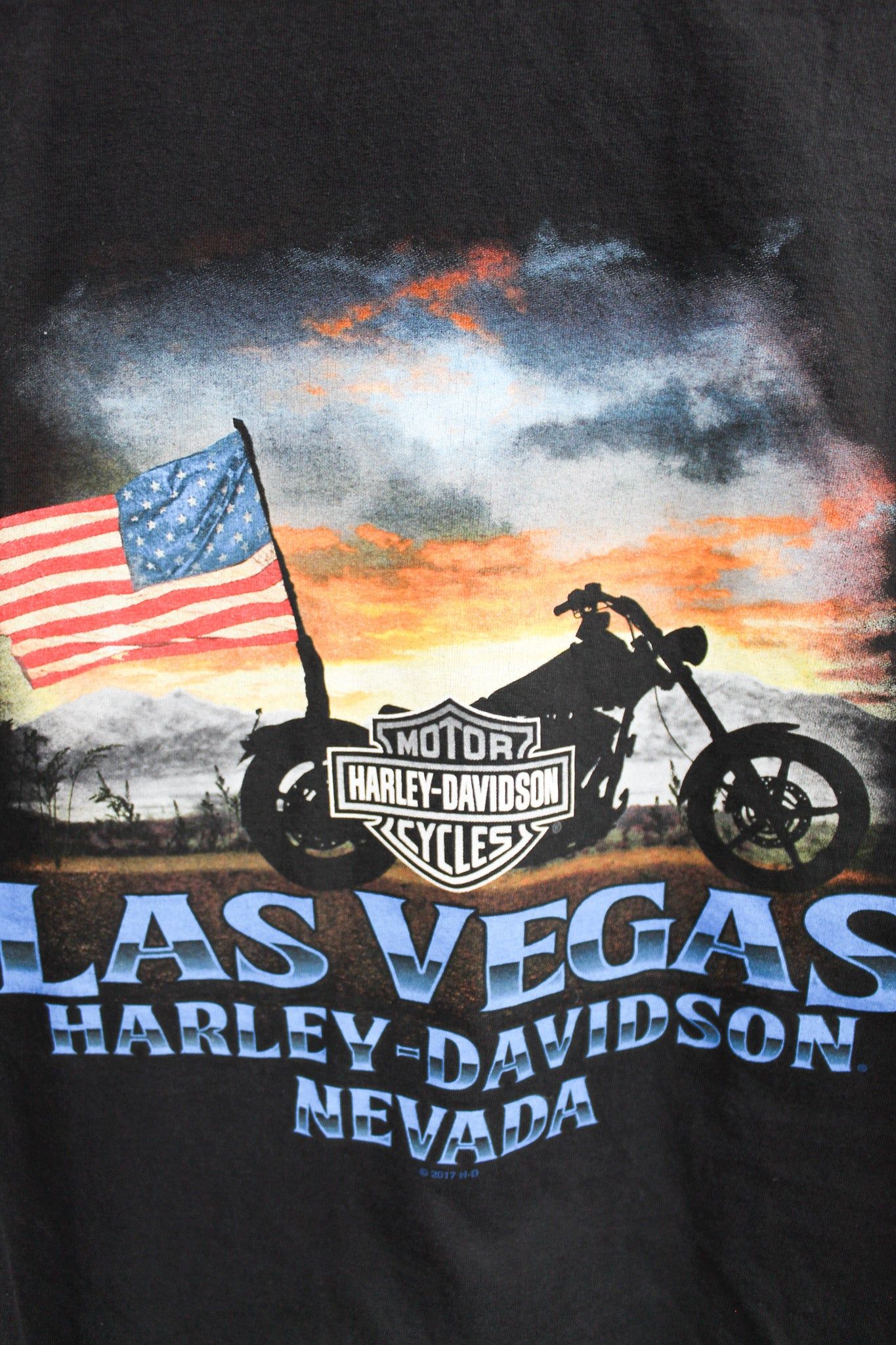 Harley Davidson Las Vegas Ride Free Tee sold by HG Vintage product image thumbnail 3