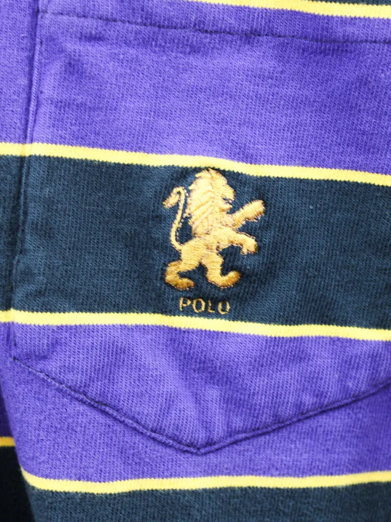 Z - Vintage Polo By Ralph Lauren Long Sleeve Rugby Shirt Stripped sold by HG Vintage product image thumbnail 2